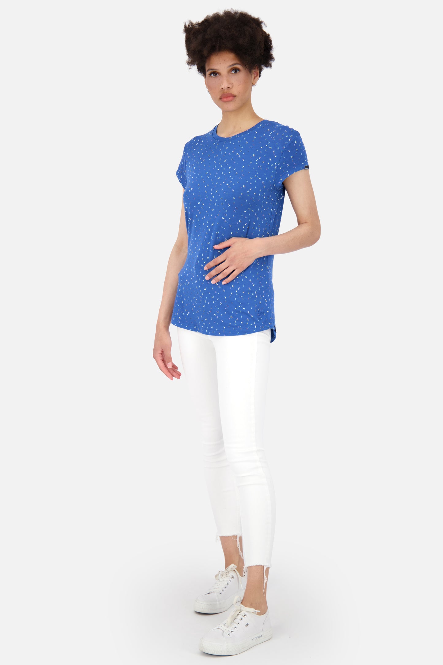 Sommerliches Damen-Shirt MimmyAK B - Verspielte Details und femininer Schnitt Blau