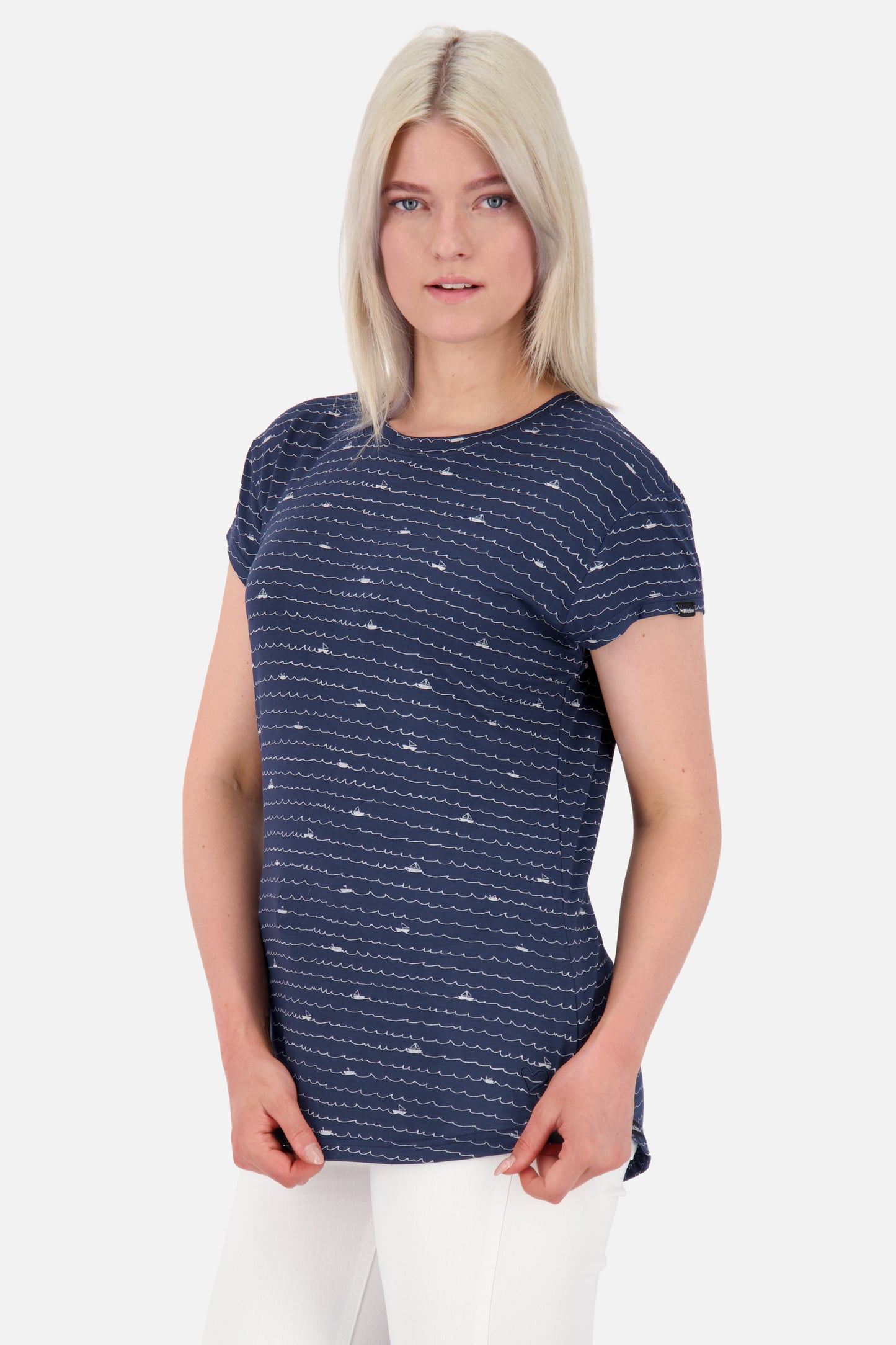 Sommerliches Damen-Shirt MimmyAK B - Verspielte Details und femininer Schnitt Dunkelblau