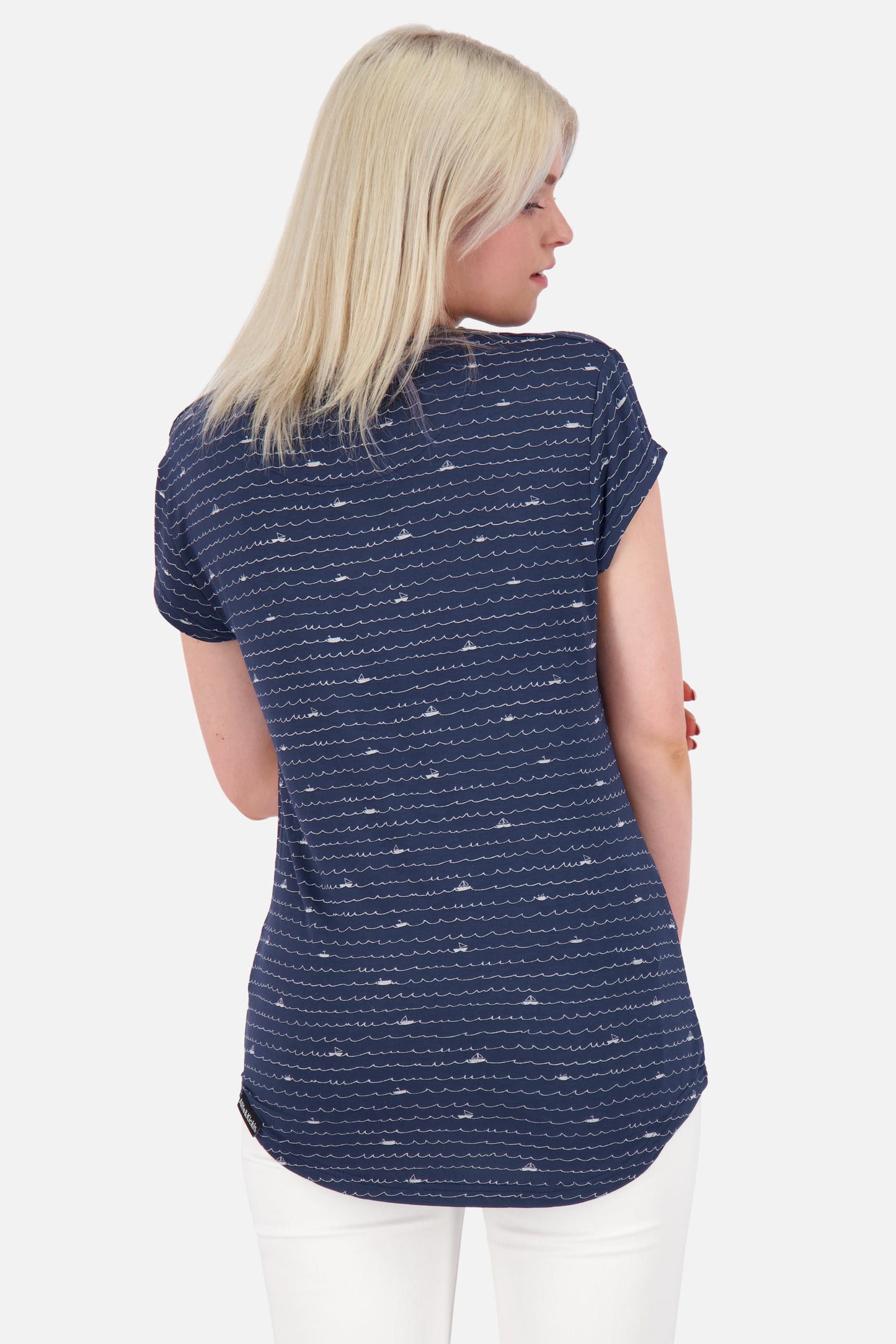 Sommerliches Damen-Shirt MimmyAK B - Verspielte Details und femininer Schnitt Dunkelblau