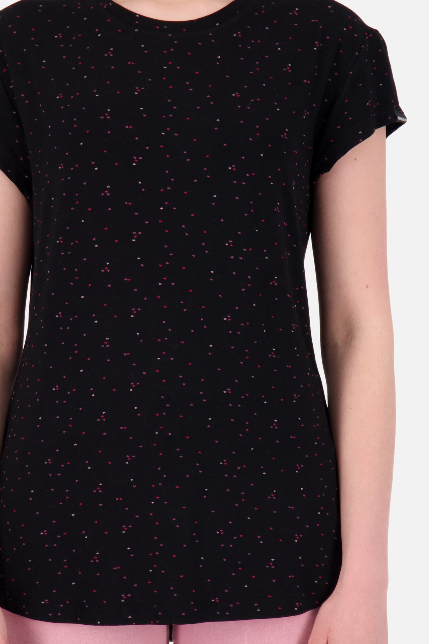 Sommerliches Damen-Shirt MimmyAK B - Verspielte Details und femininer Schnitt Schwarz