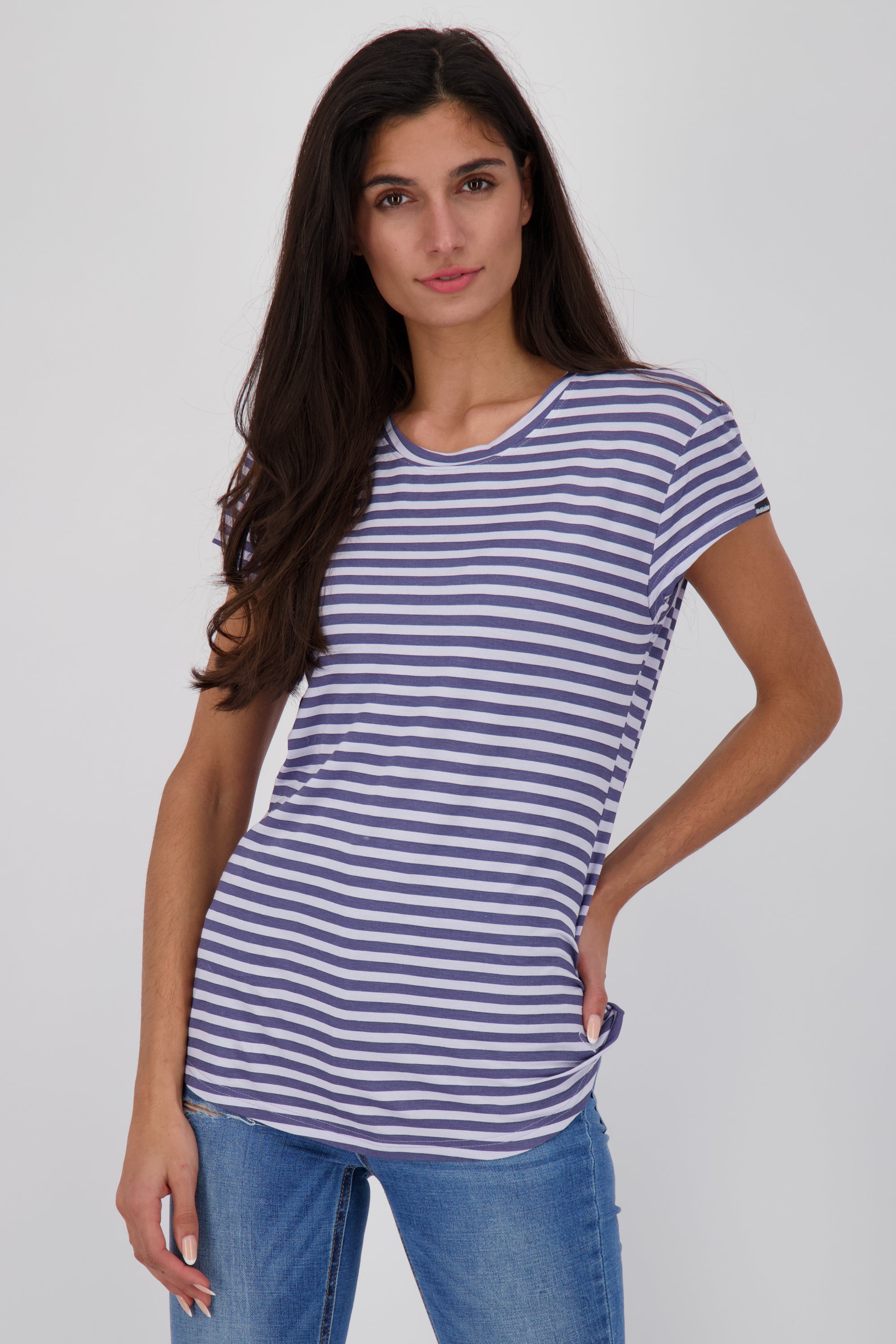 Streifen-Shirt MimmyAK Z für Damen - Leichtigkeit und zeitloses Design Violett