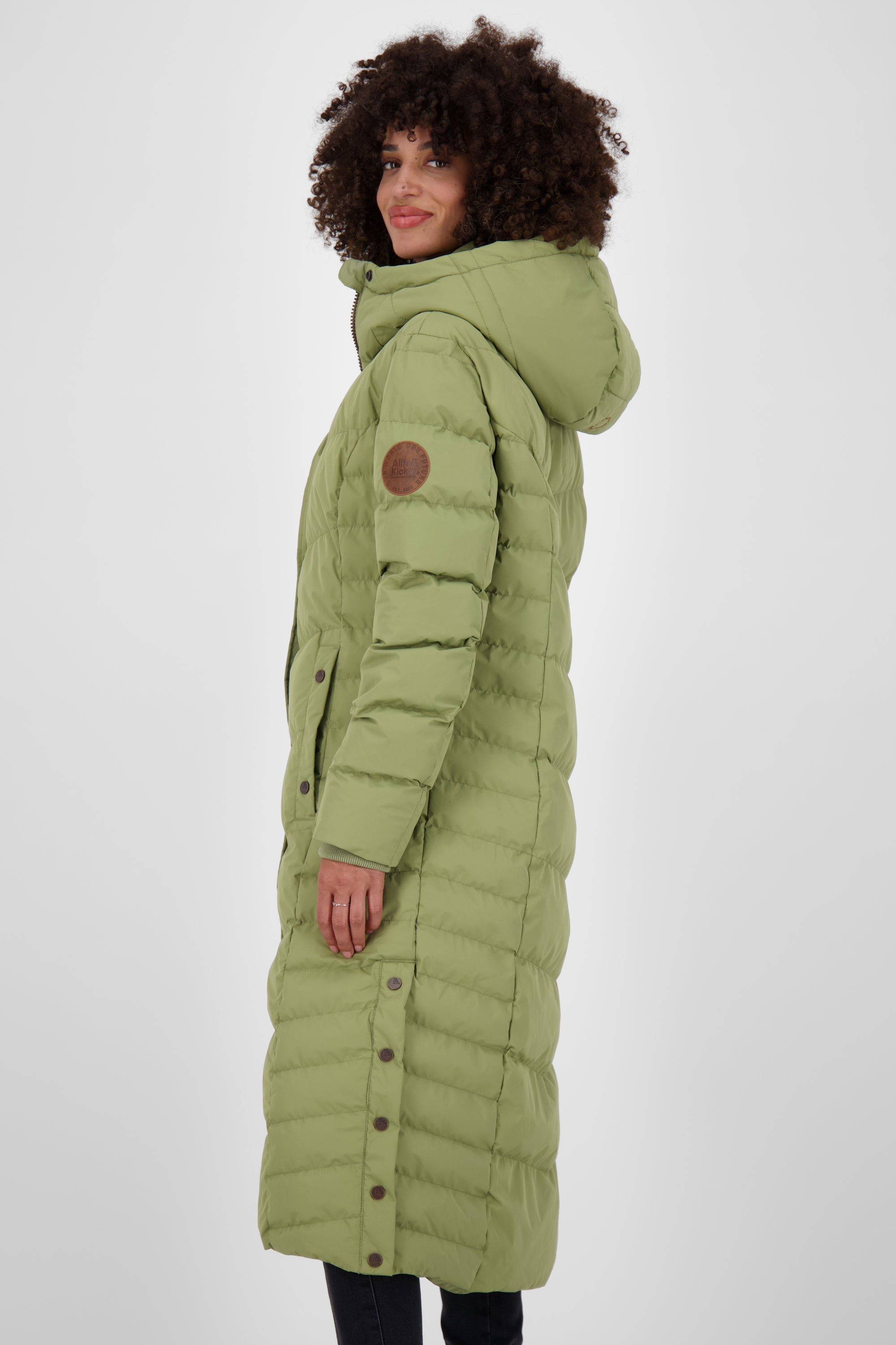 JuaAK A Winterjacke Damen Grün