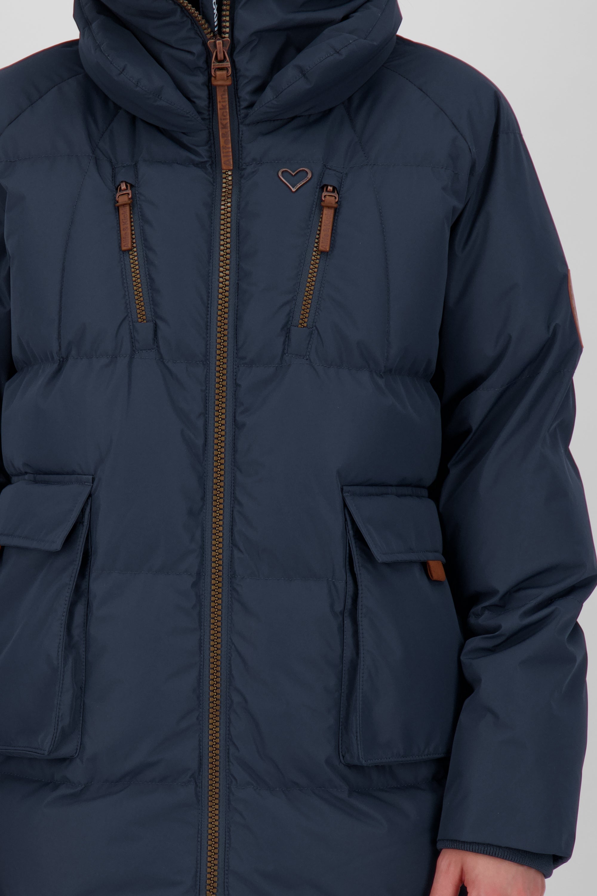 AnitaAK A Winterjacke Damen Dunkelblau