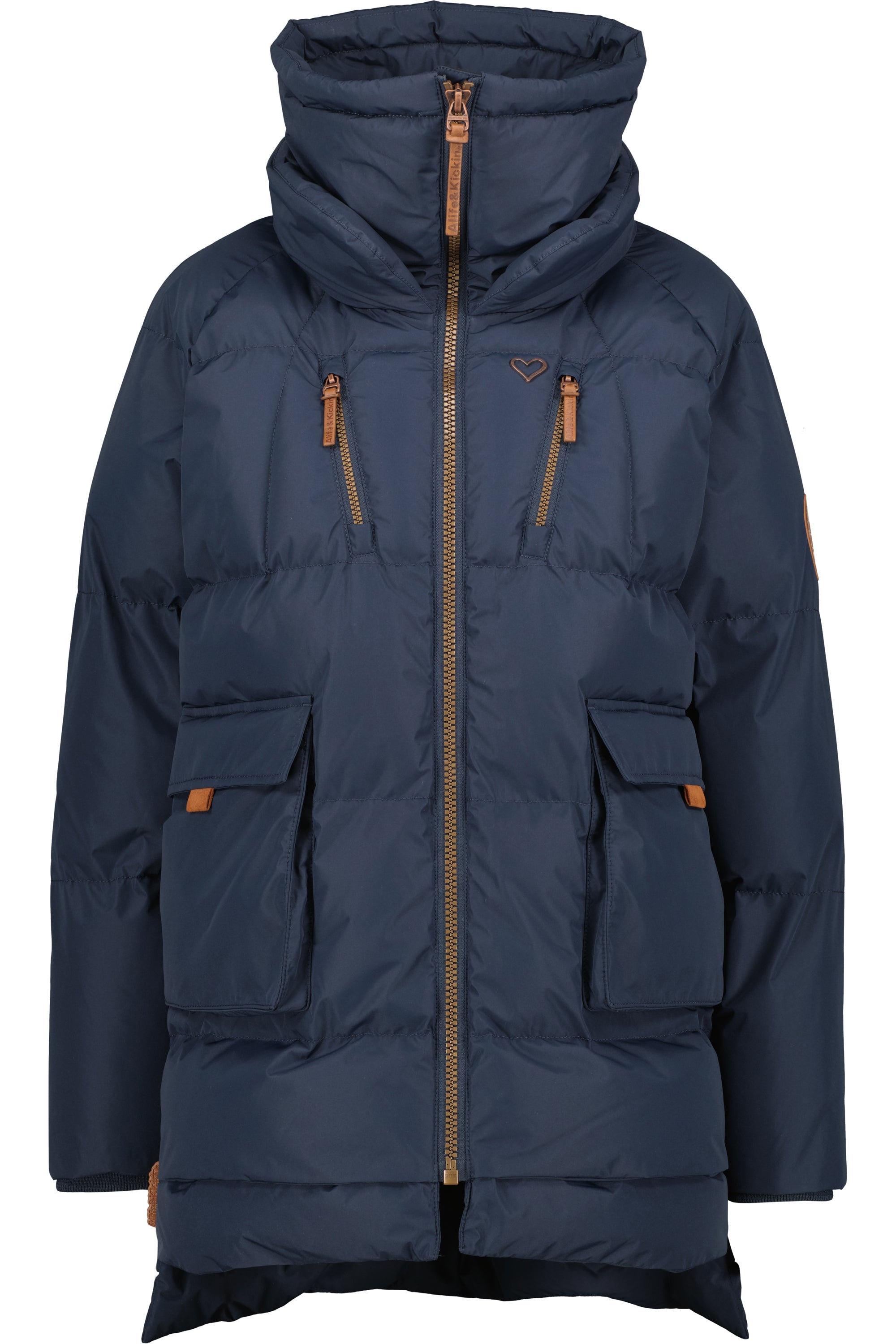 AnitaAK A Winterjacke Damen Dunkelblau