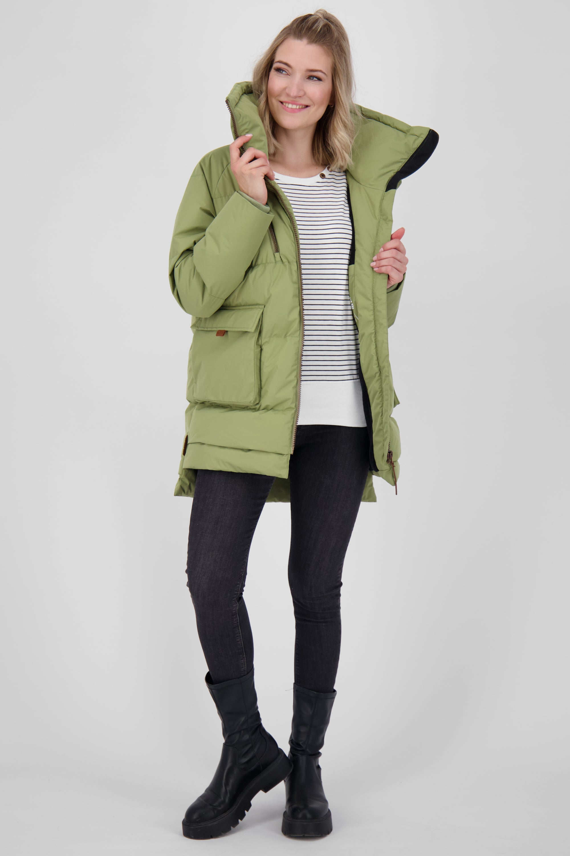 AnitaAK A Winterjacke Damen Grün