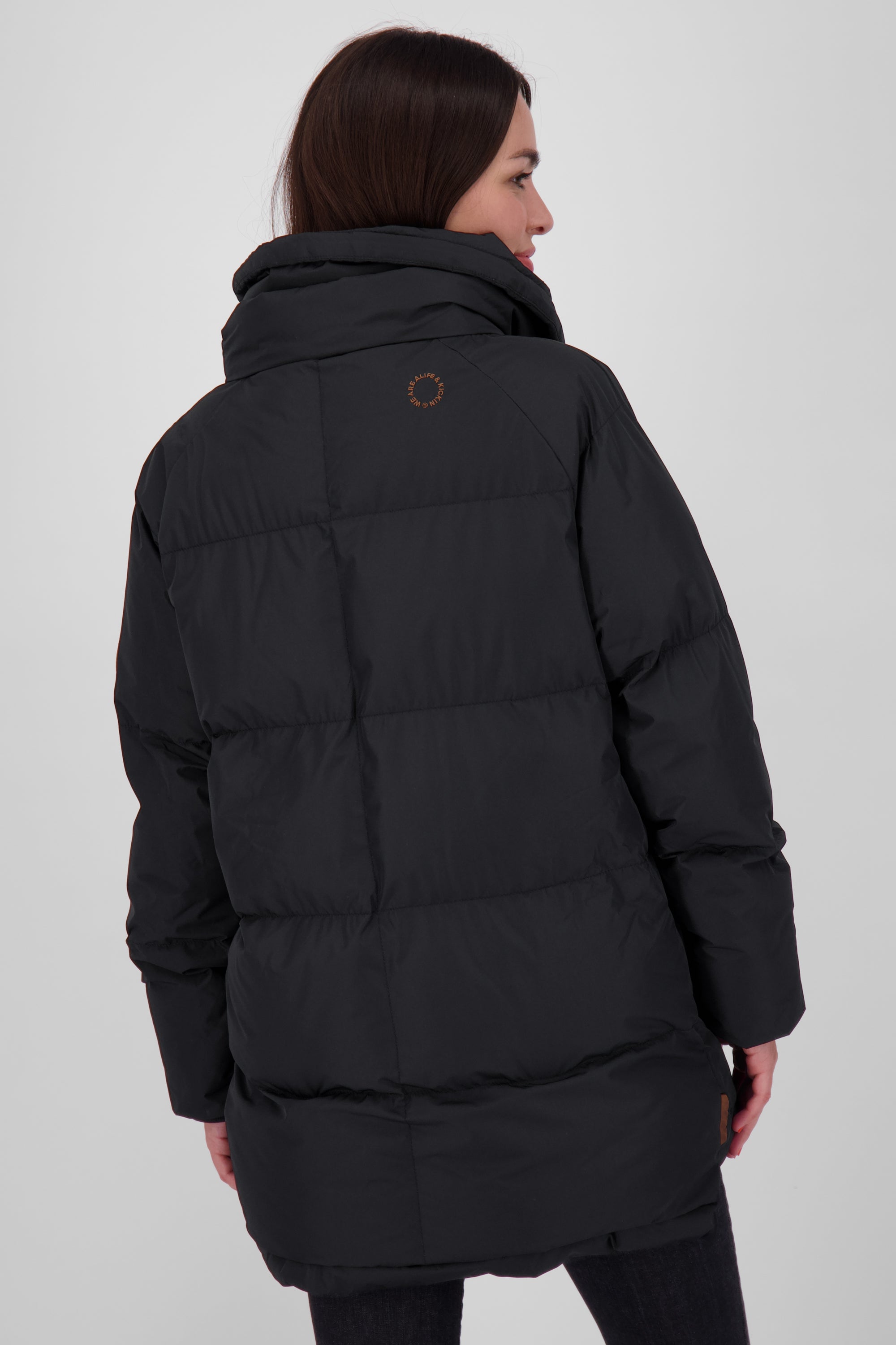 AnitaAK A Winterjacke Damen Schwarz