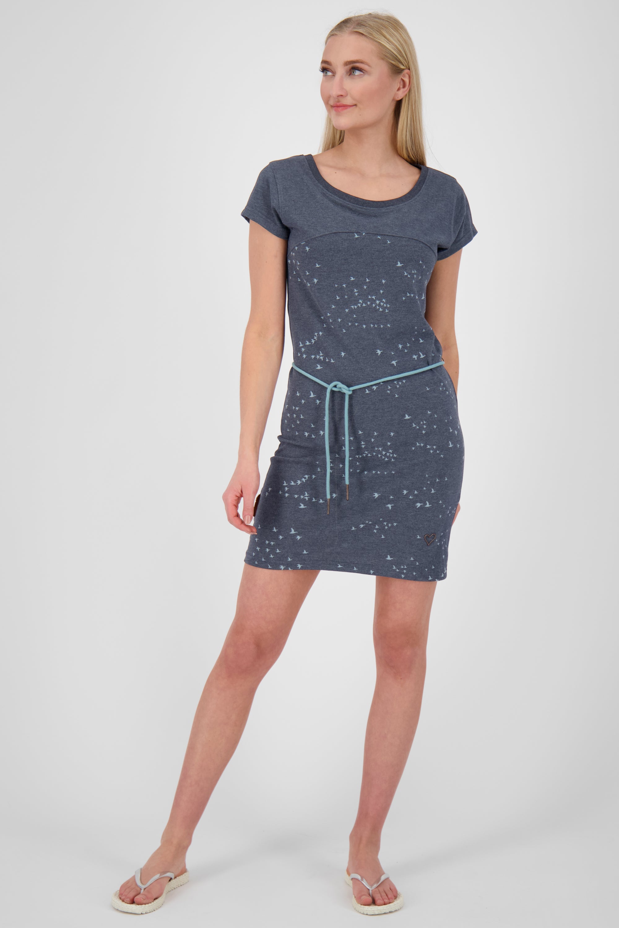 Damen-Kleid mit Print - ClarissaAK B von Alife and Kickin Blau
