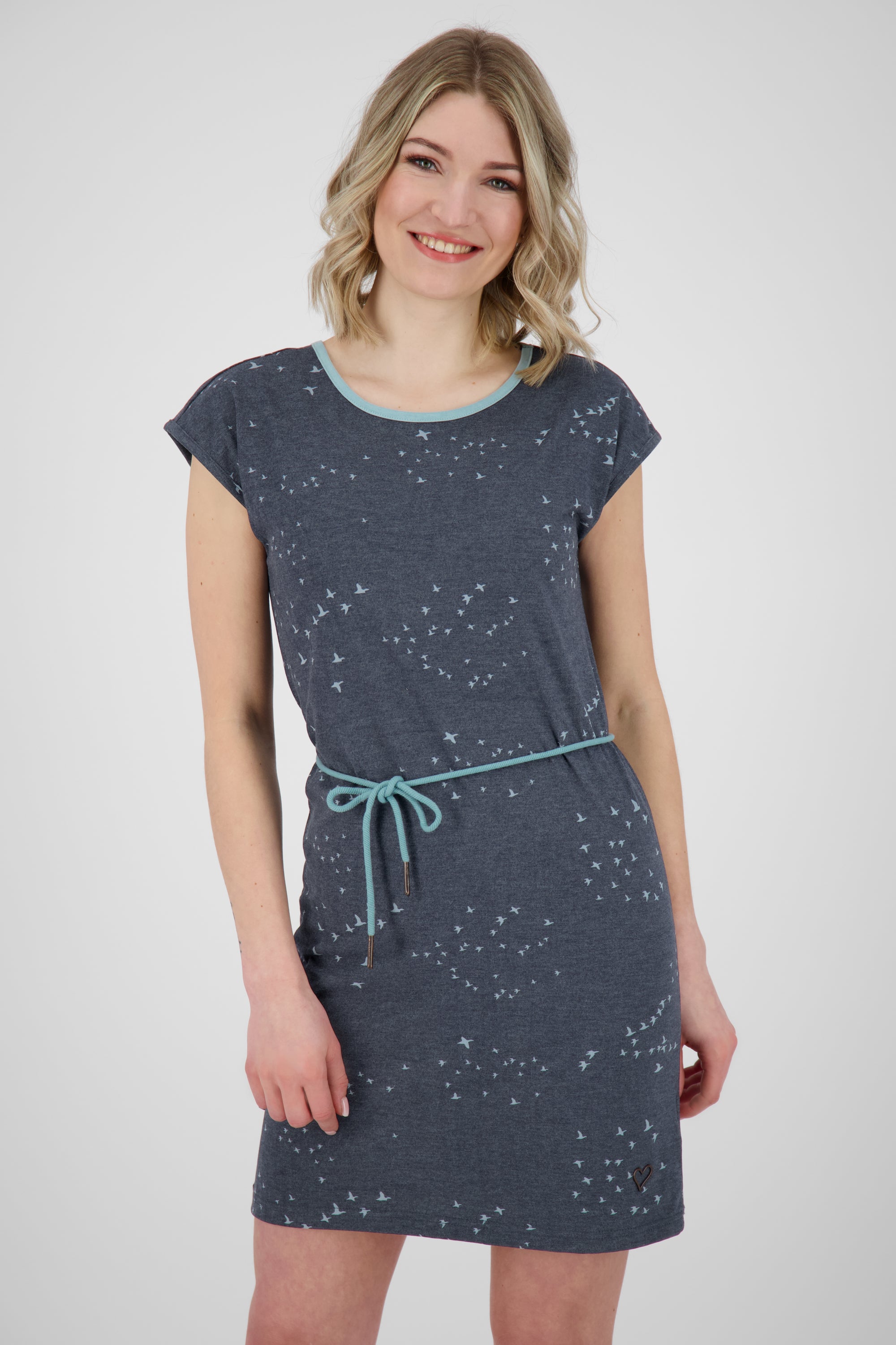 Damenkleid EllenAK B von Alife and Kickin - Bequem und gemustert Blau