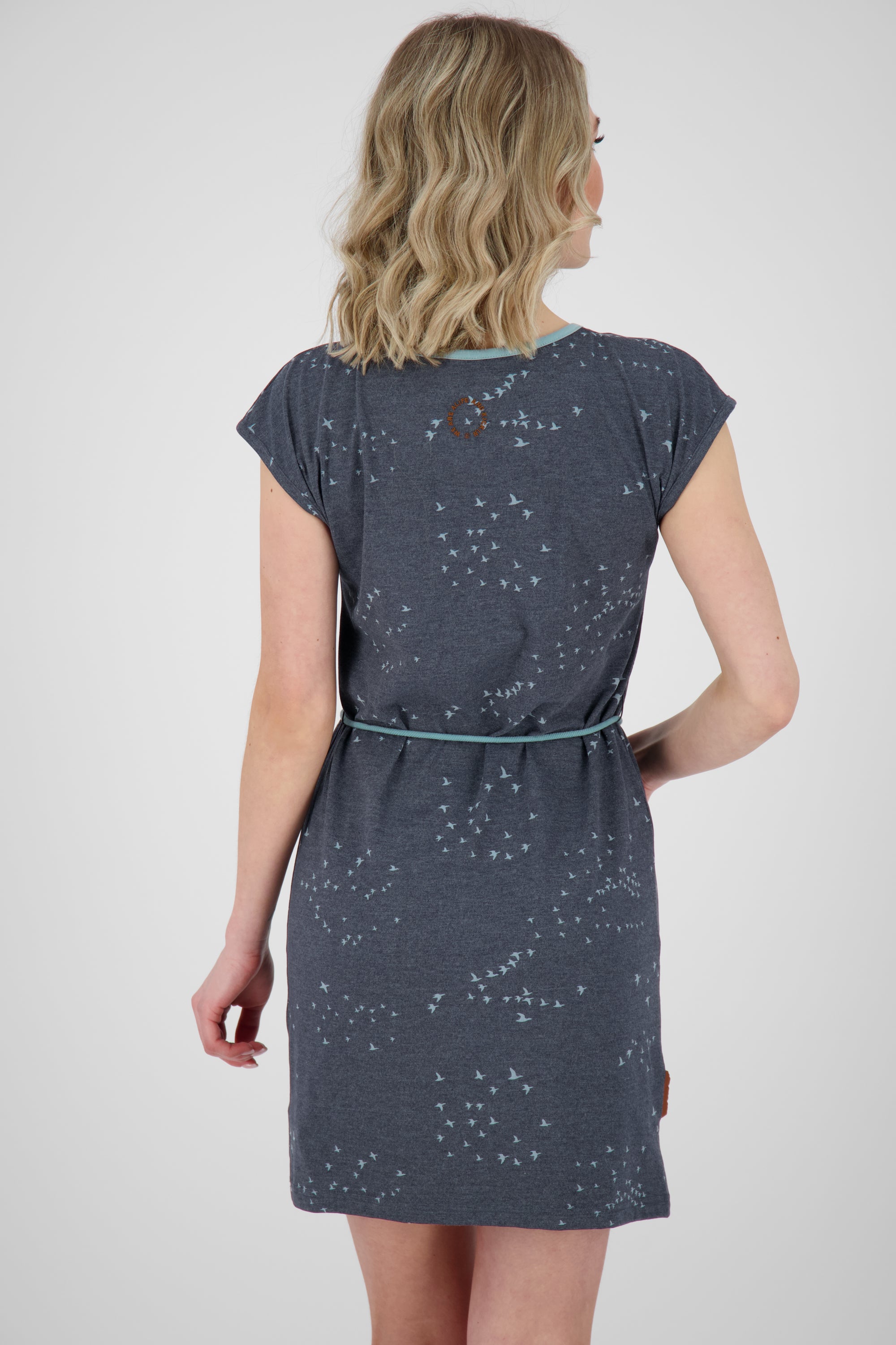 Damenkleid EllenAK B von Alife and Kickin - Bequem und gemustert Blau