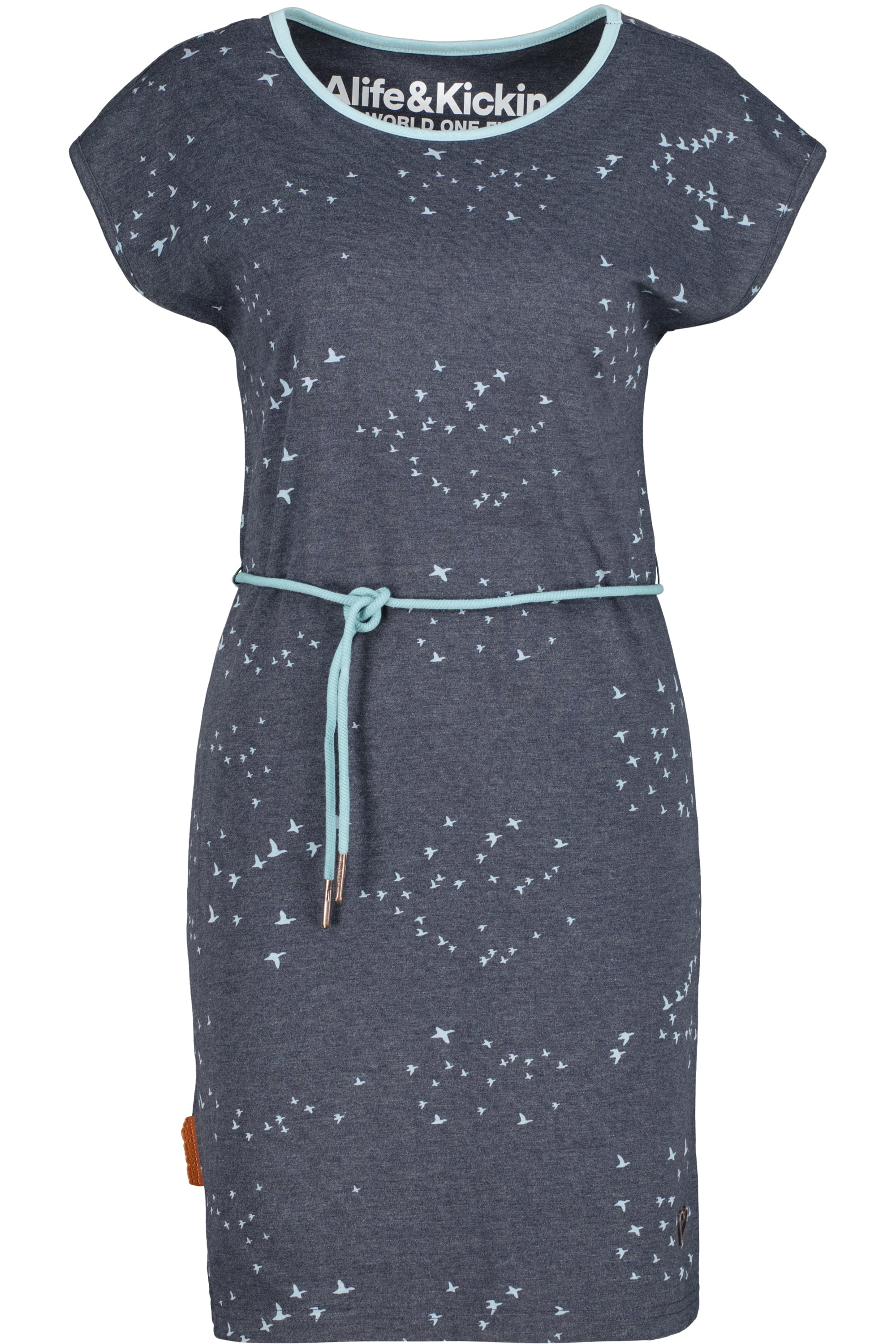 Damenkleid EllenAK B von Alife and Kickin - Bequem und gemustert Blau