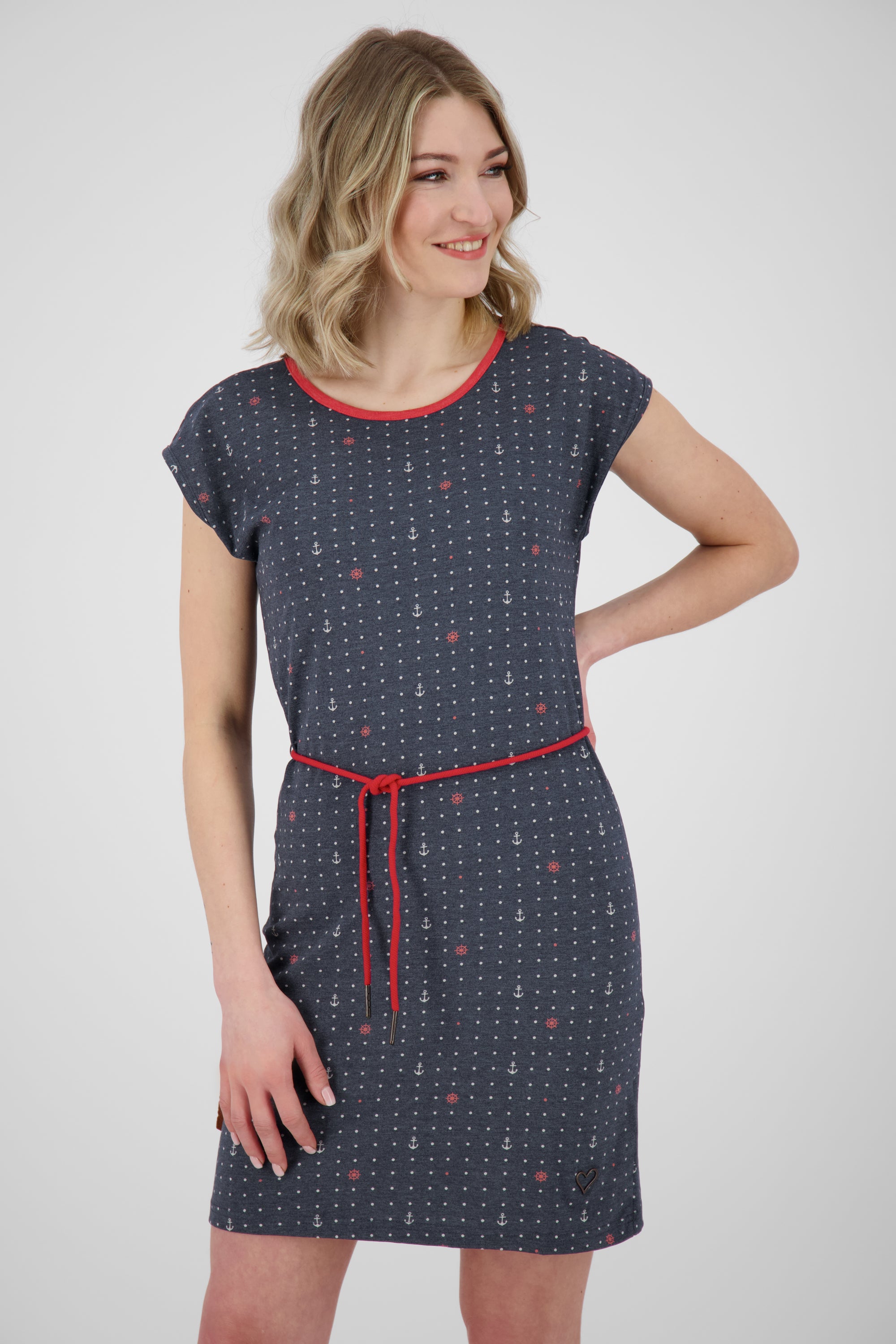 Damenkleid EllenAK B von Alife and Kickin - Bequem und gemustert Dunkelblau