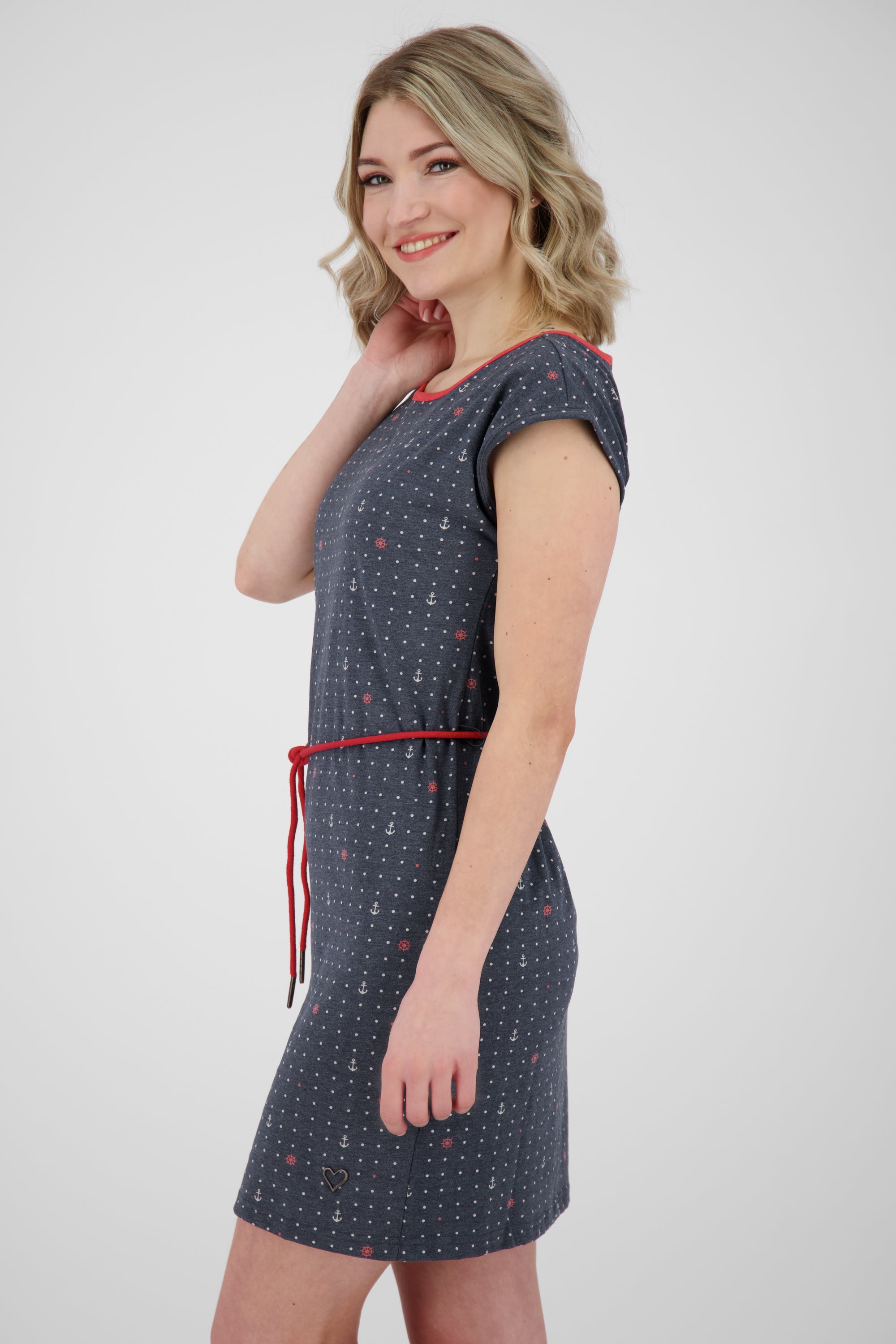 Damenkleid EllenAK B von Alife and Kickin - Bequem und gemustert Dunkelblau