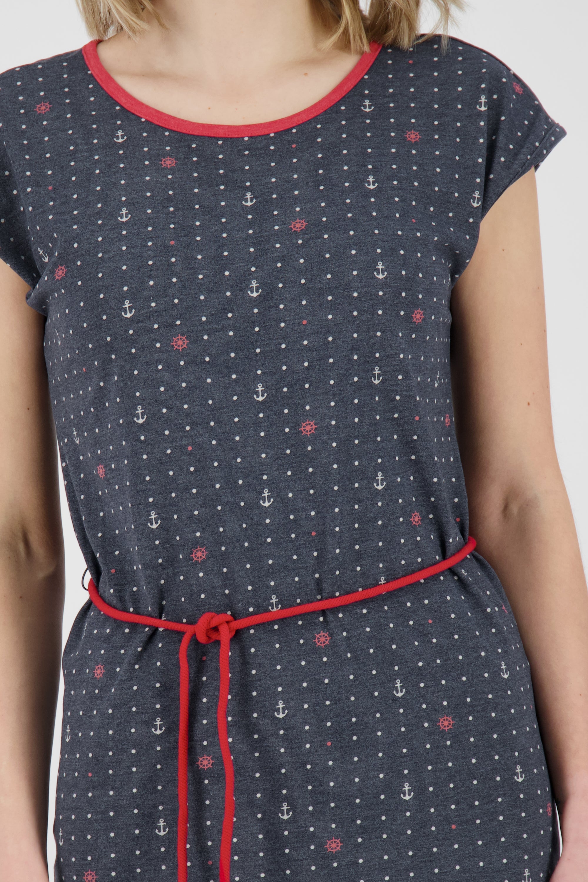 Damenkleid EllenAK B von Alife and Kickin - Bequem und gemustert Dunkelblau