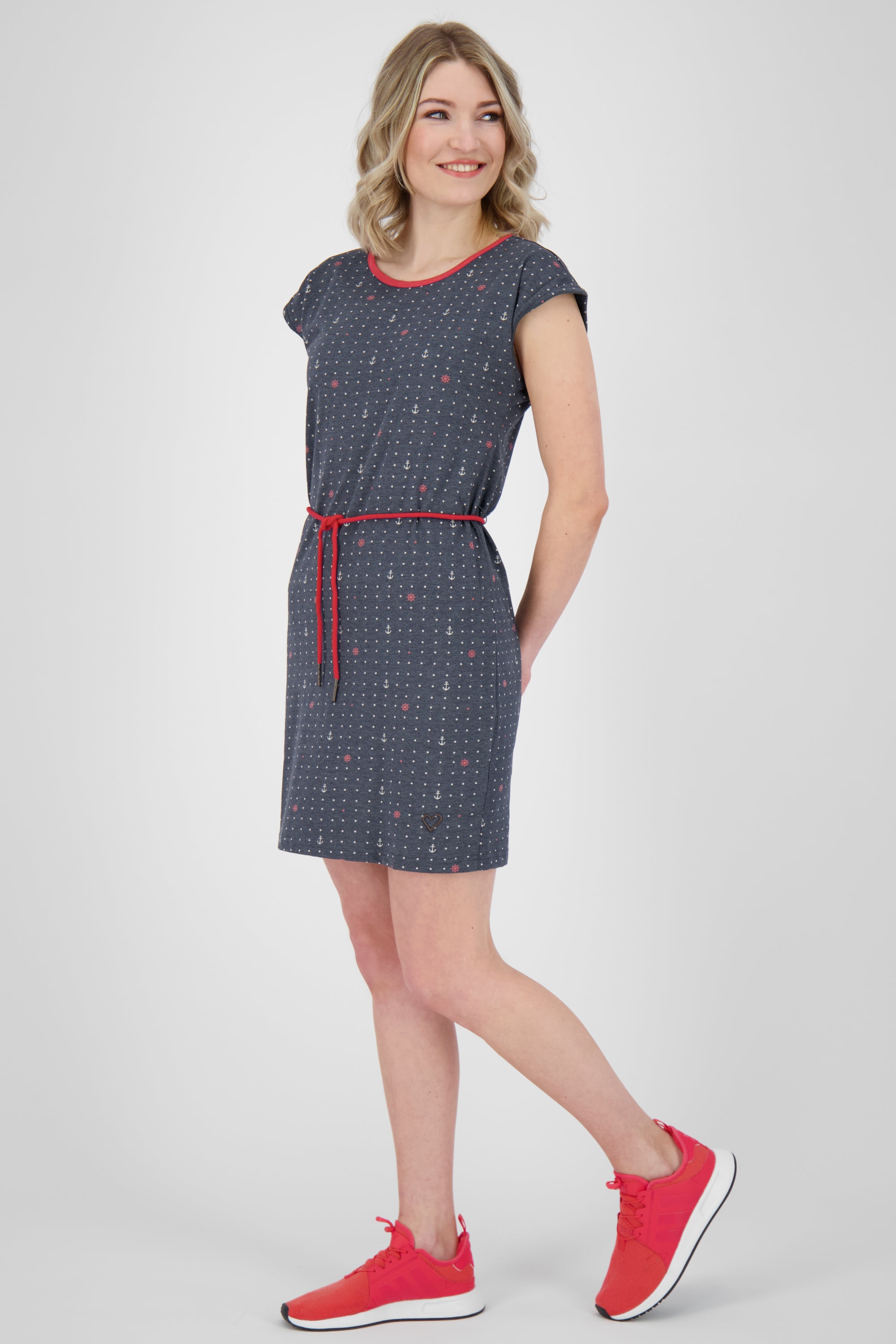 Damenkleid EllenAK B von Alife and Kickin - Bequem und gemustert Dunkelblau