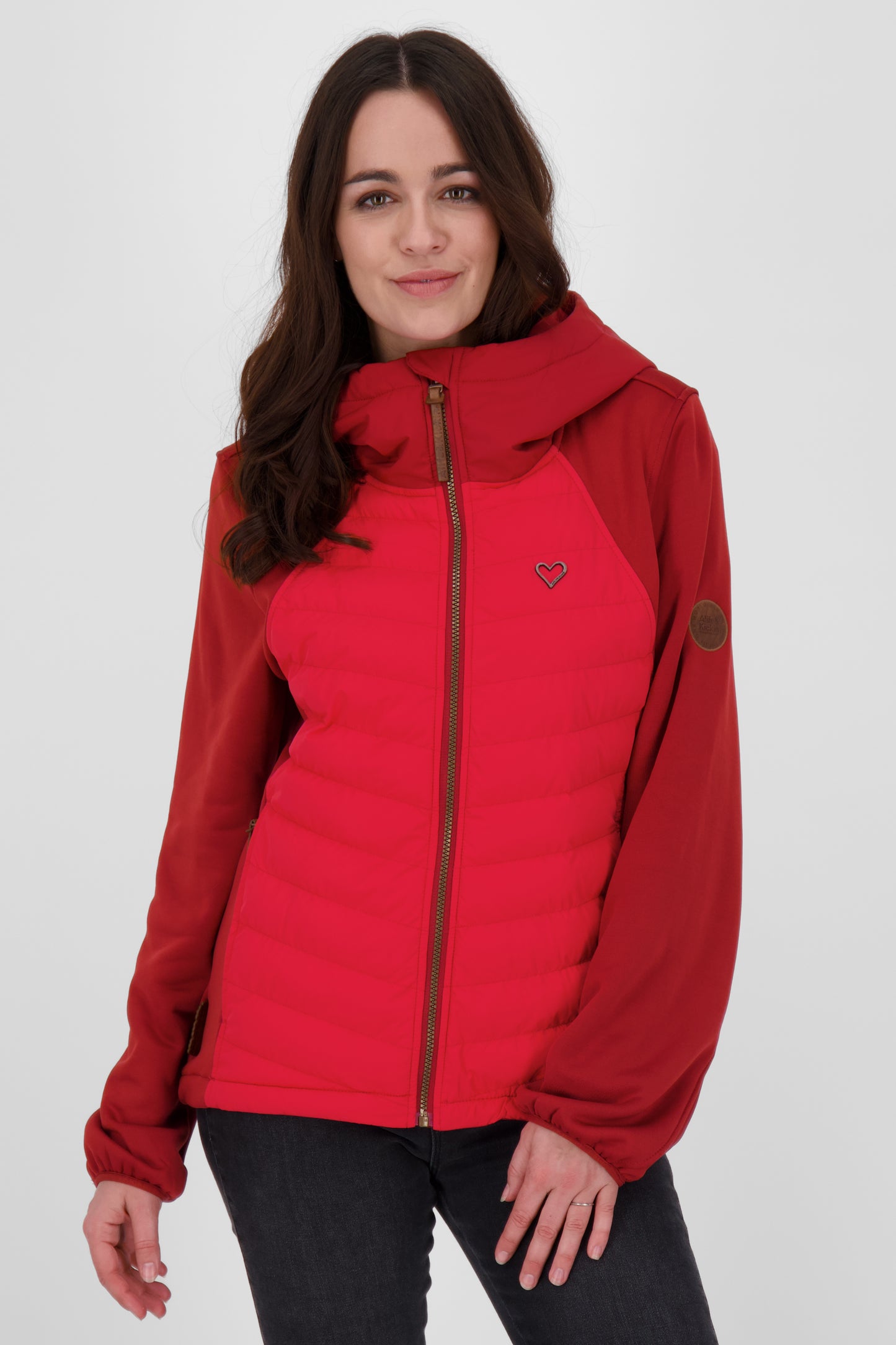 SoleneAK A von Alife and Kickin - Hybridjacke mit vielen Funktionen für Damen Dunkelrot