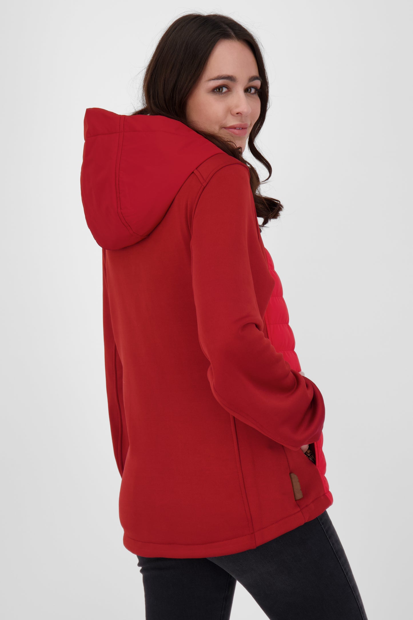 SoleneAK A von Alife and Kickin - Hybridjacke mit vielen Funktionen für Damen Dunkelrot