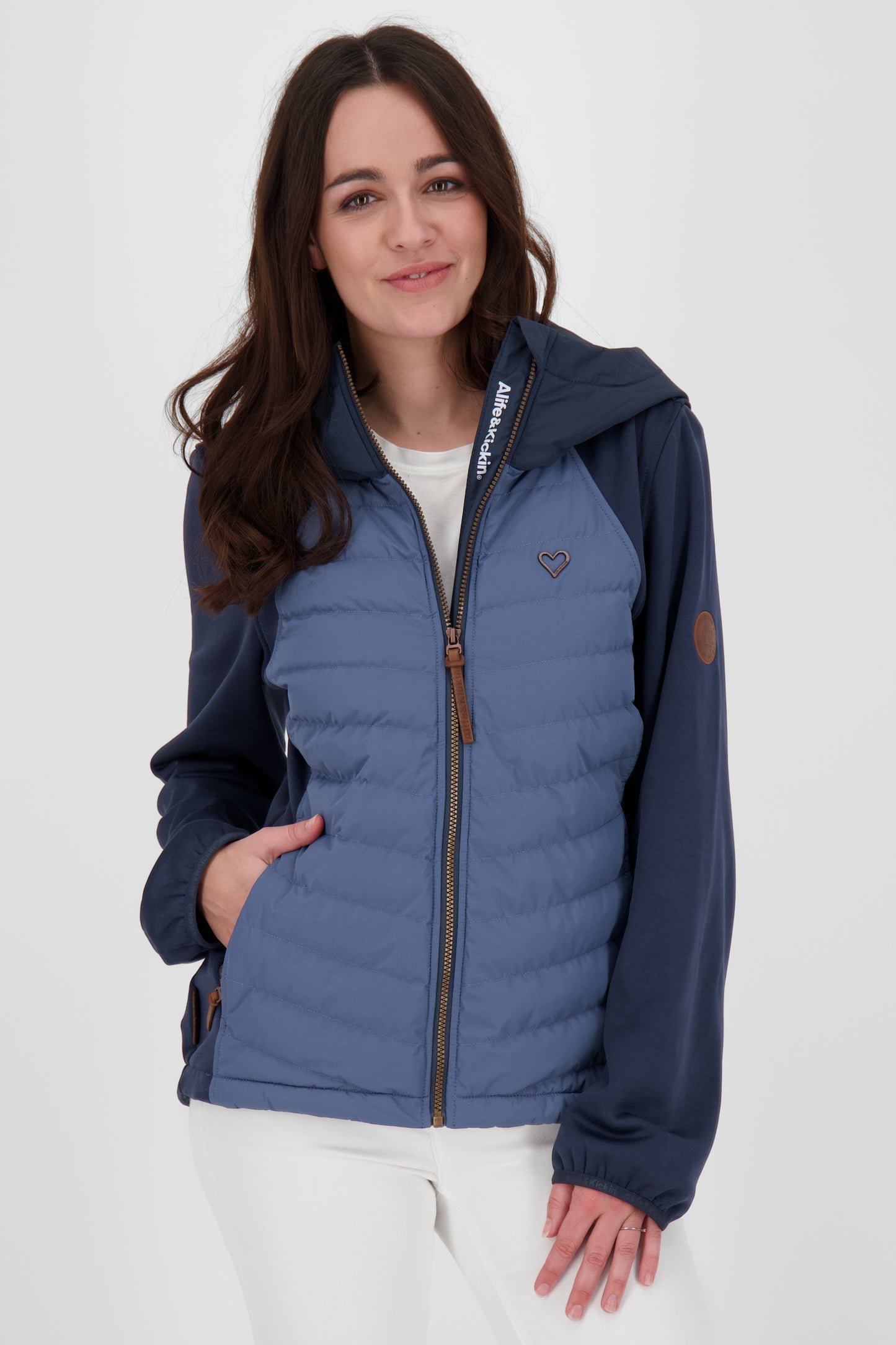 SoleneAK A von Alife and Kickin - Hybridjacke mit vielen Funktionen für Damen Dunkelblau