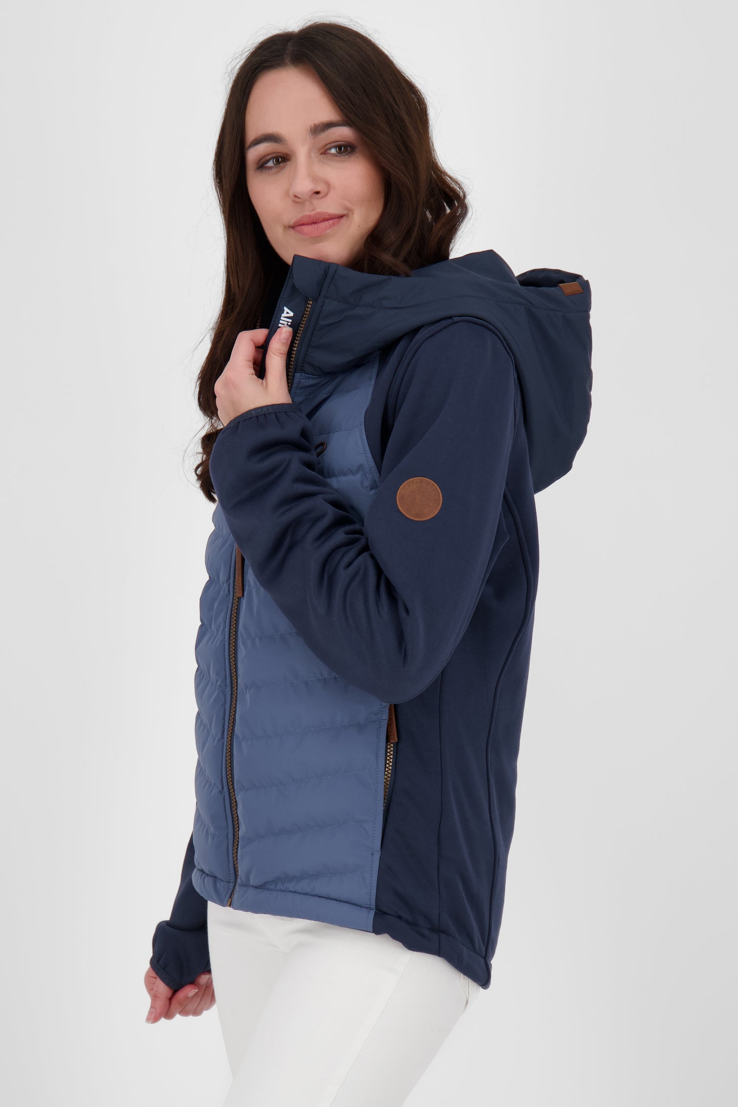SoleneAK A von Alife and Kickin - Hybridjacke mit vielen Funktionen für Damen Dunkelblau