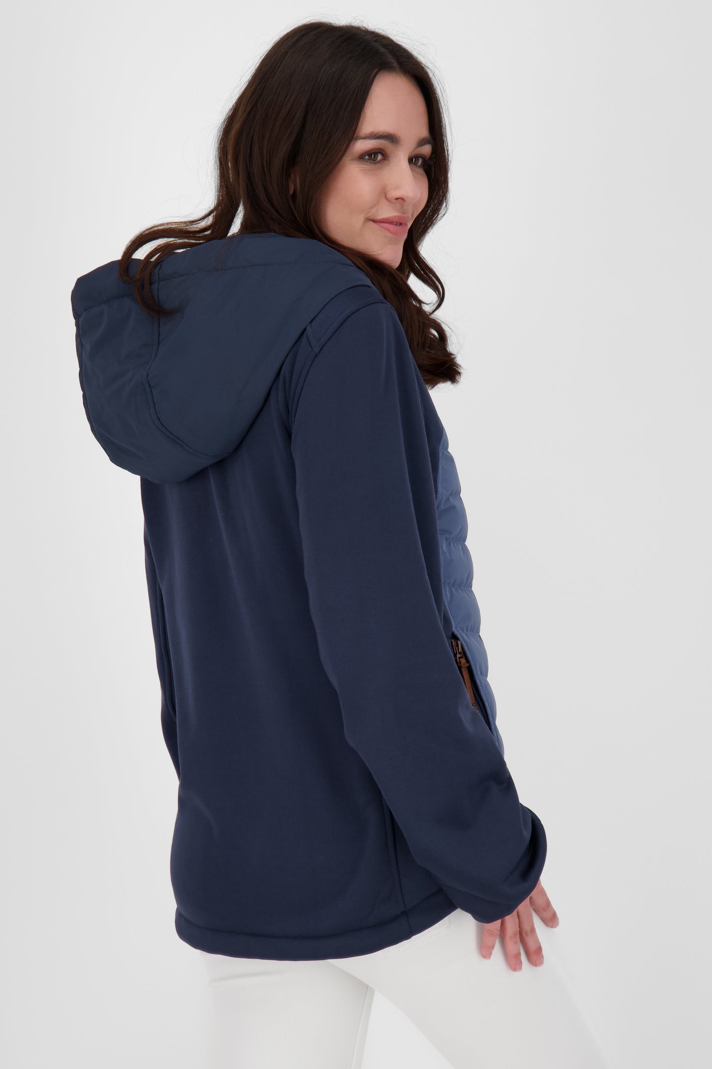 SoleneAK A von Alife and Kickin - Hybridjacke mit vielen Funktionen für Damen Dunkelblau