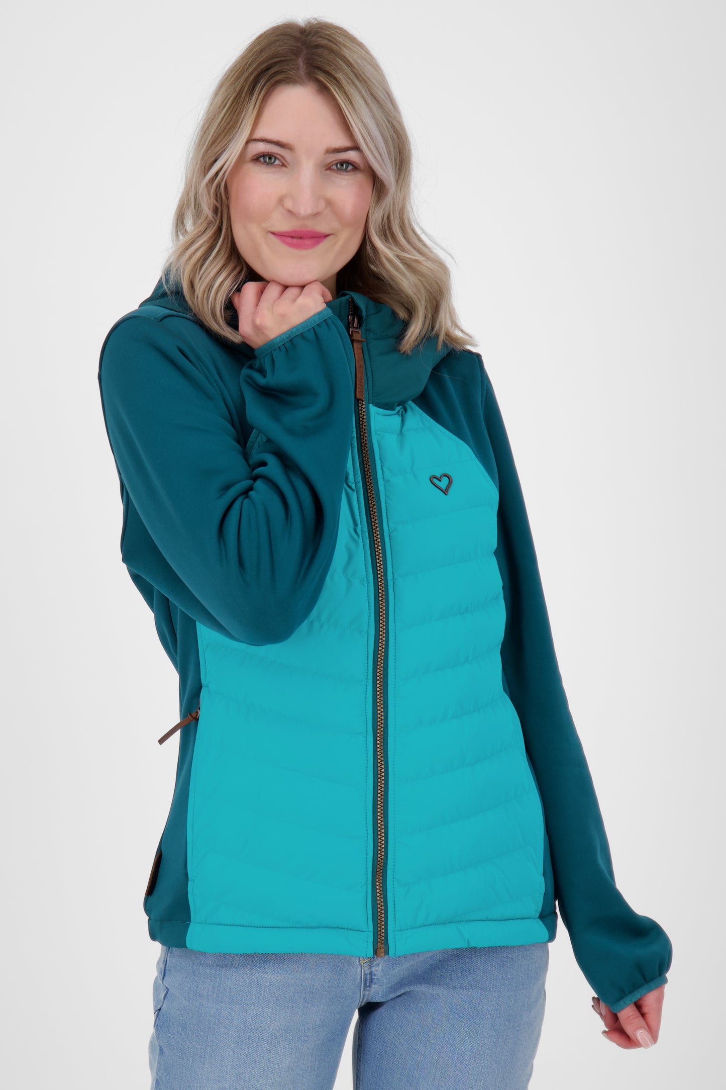 SoleneAK A von Alife and Kickin - Hybridjacke mit vielen Funktionen für Damen Dunkelgrün