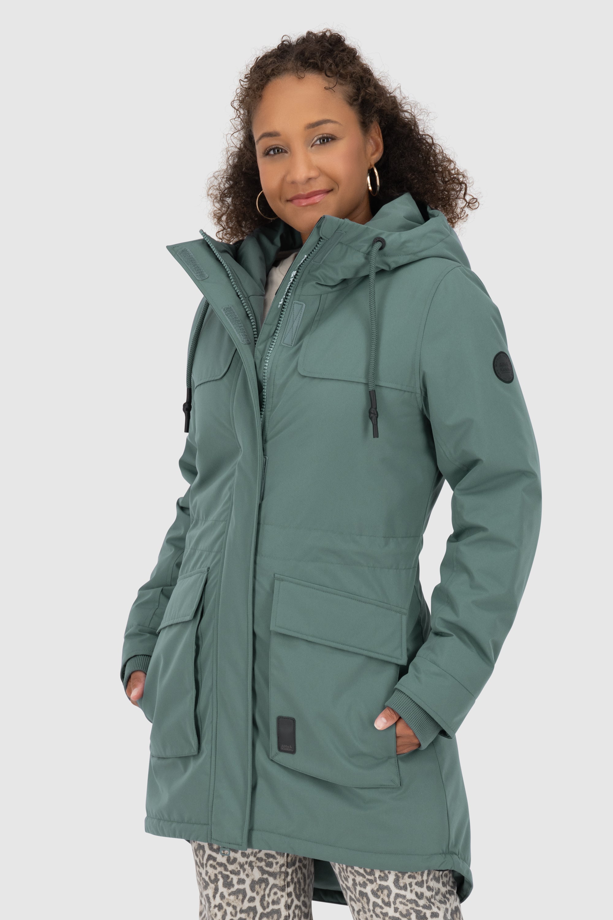 CharlizeAK A Parka Hellblau