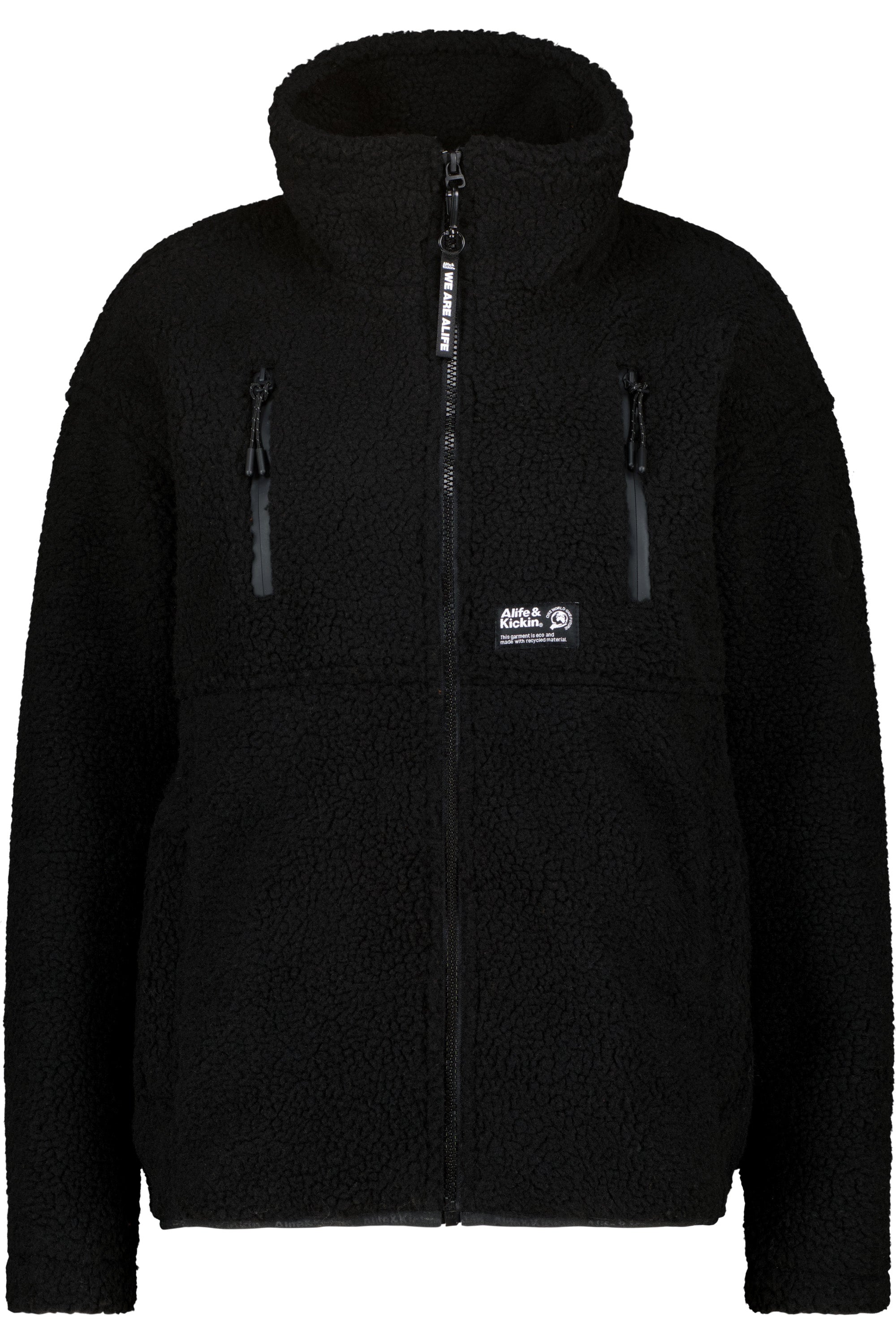 KaluaAK G Teddy Sweat Jacket Schwarz