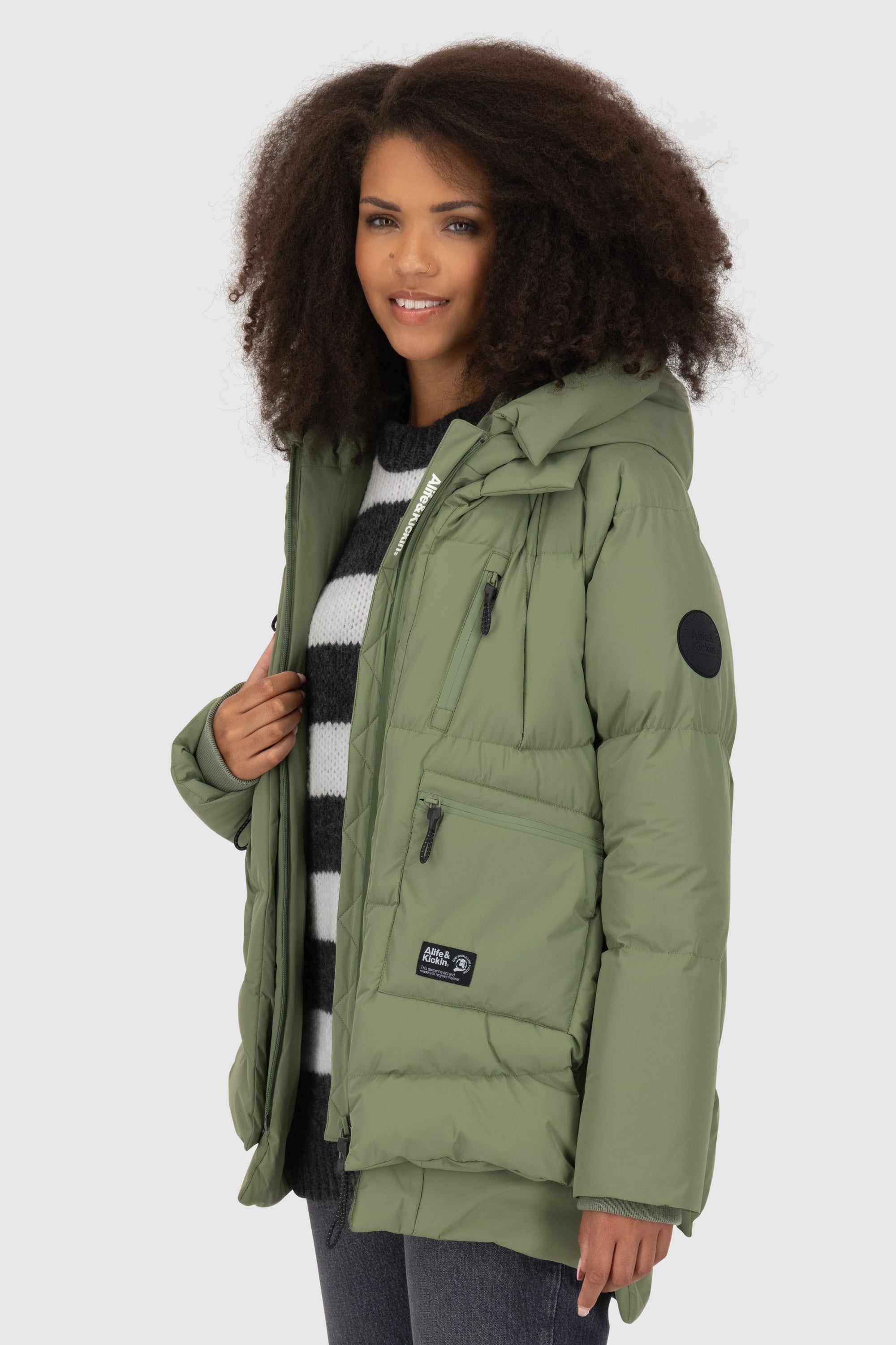 Winterjacke RachelAK A - Funktionalität trifft auf Fashion-Statement Grün