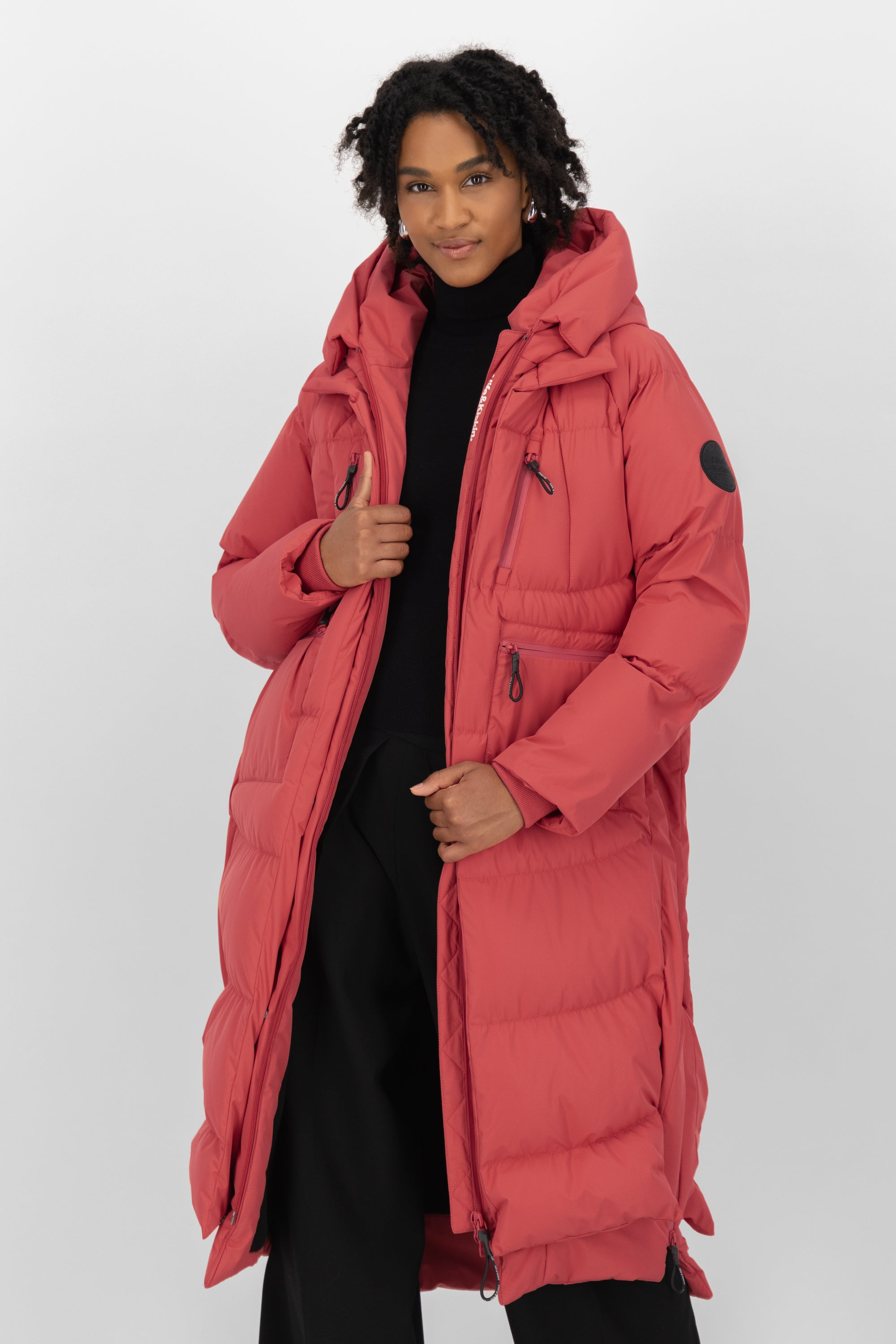 Mantel Winterjacke Damen Gesteppt Navahoo Fahmiyaa Damen Lange