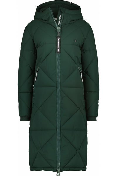 Steppjacke Damen EnyaAK A modern Dunkelgrün