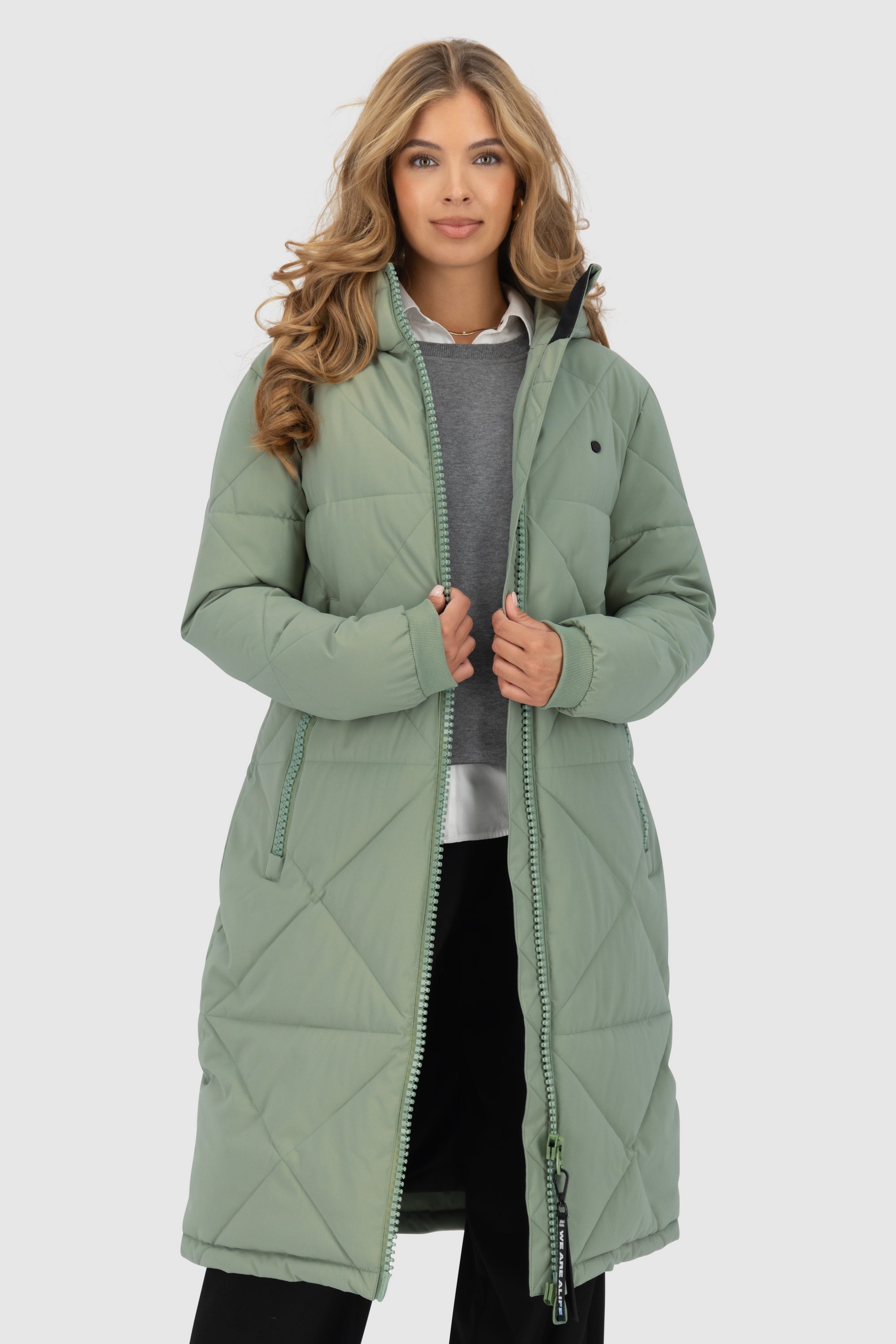 EnyaAK A Puffer Coat Grün