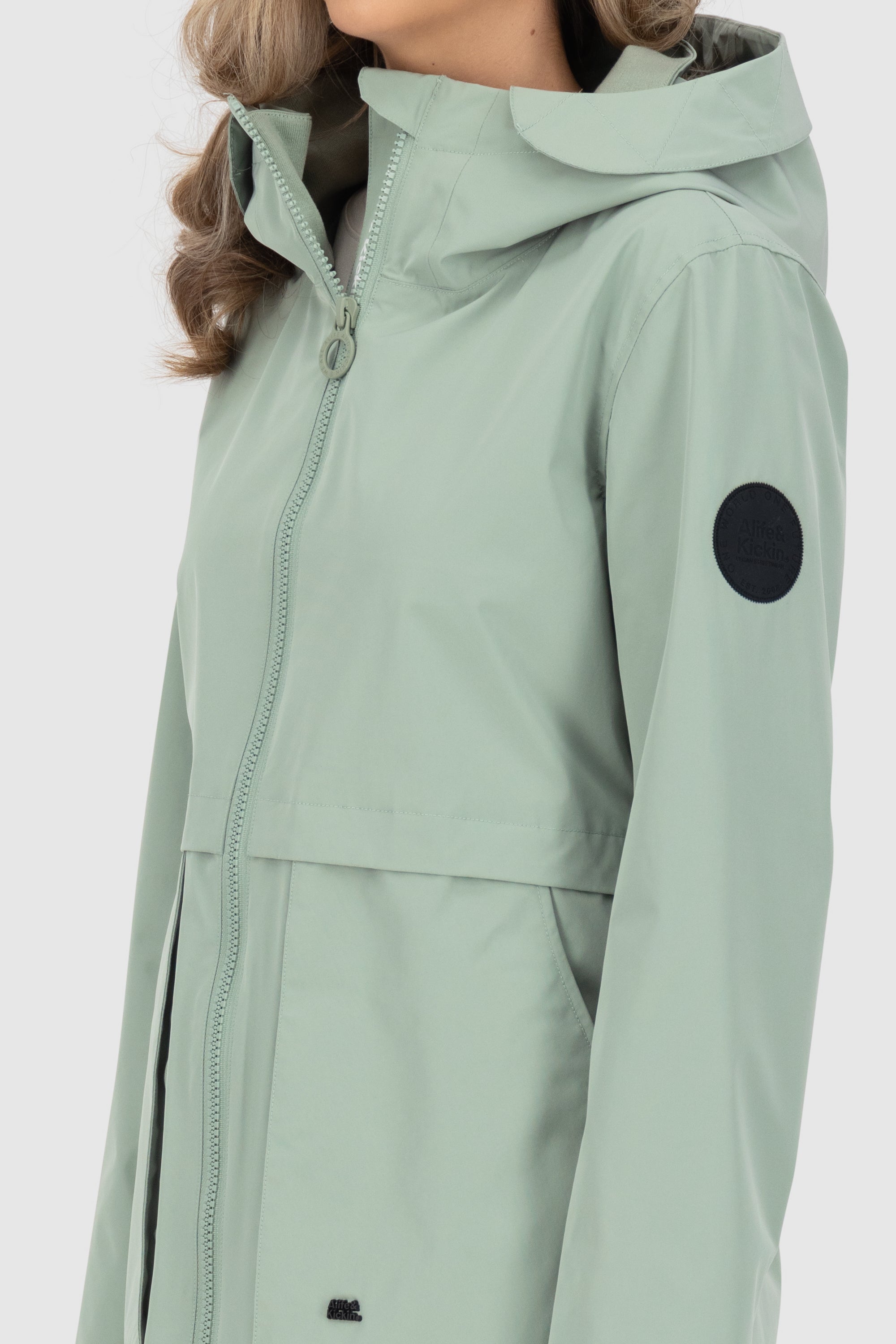 NoelieAK A Parka Hellgrün