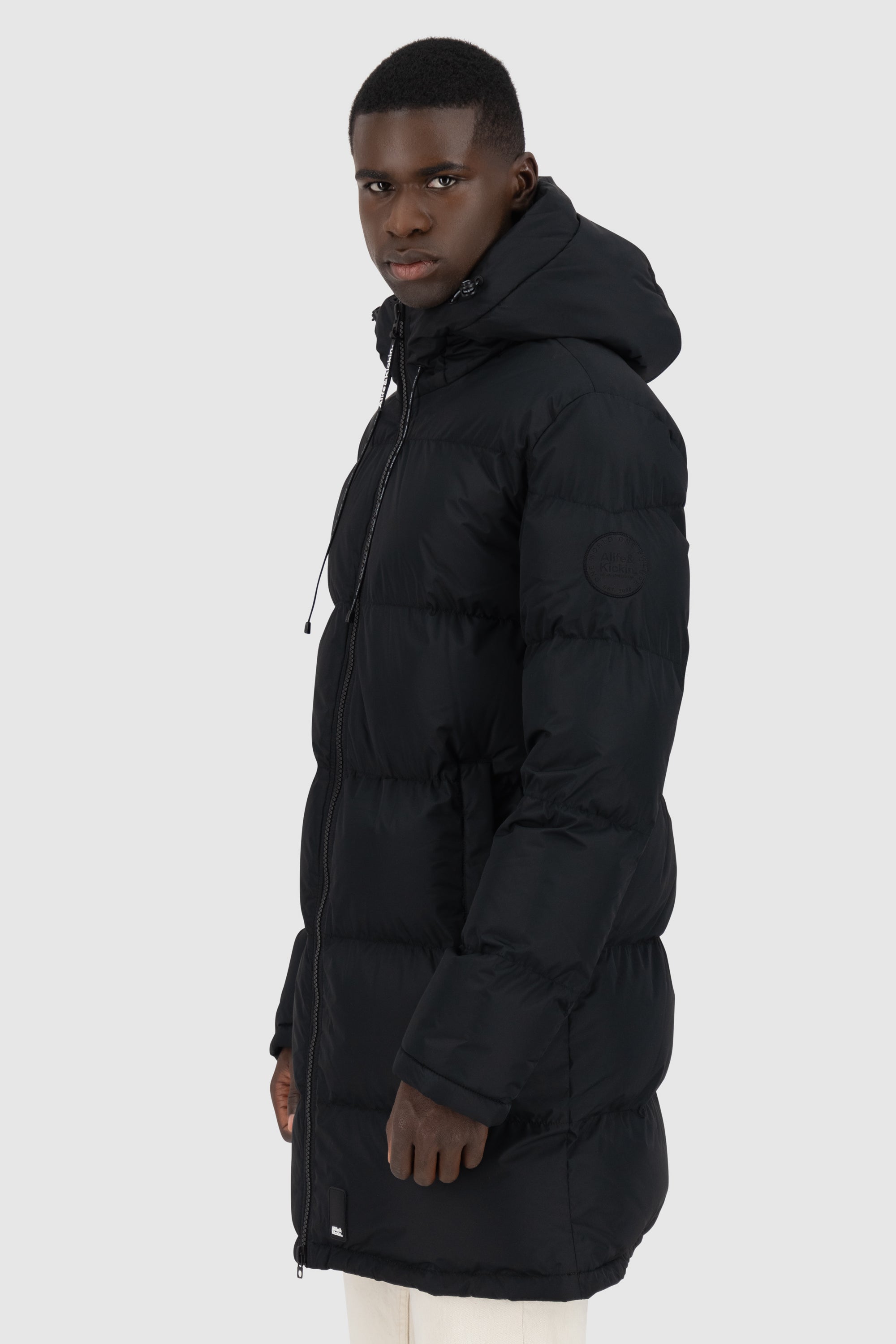 TimonAK A Puffer Parka Schwarz