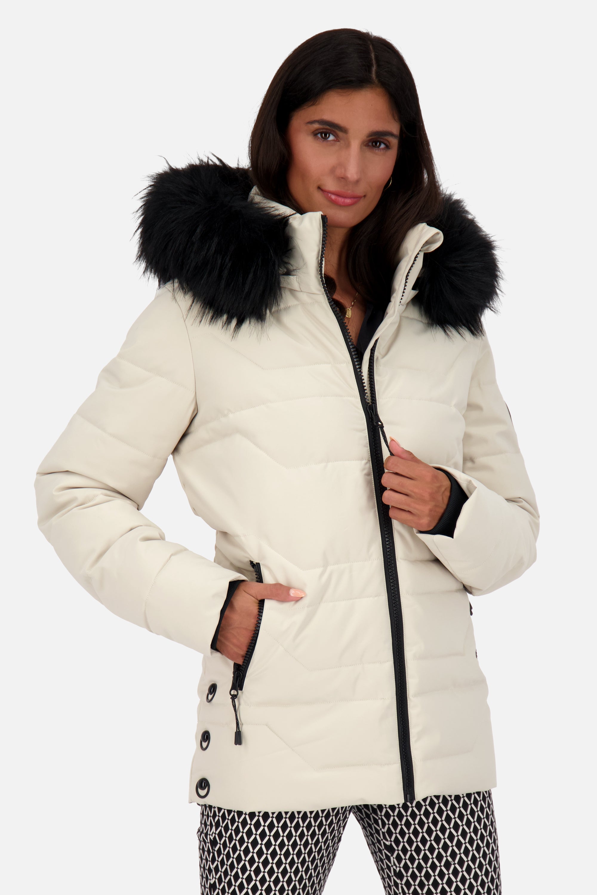 ZophiaAK A Puffer Jacket Beige