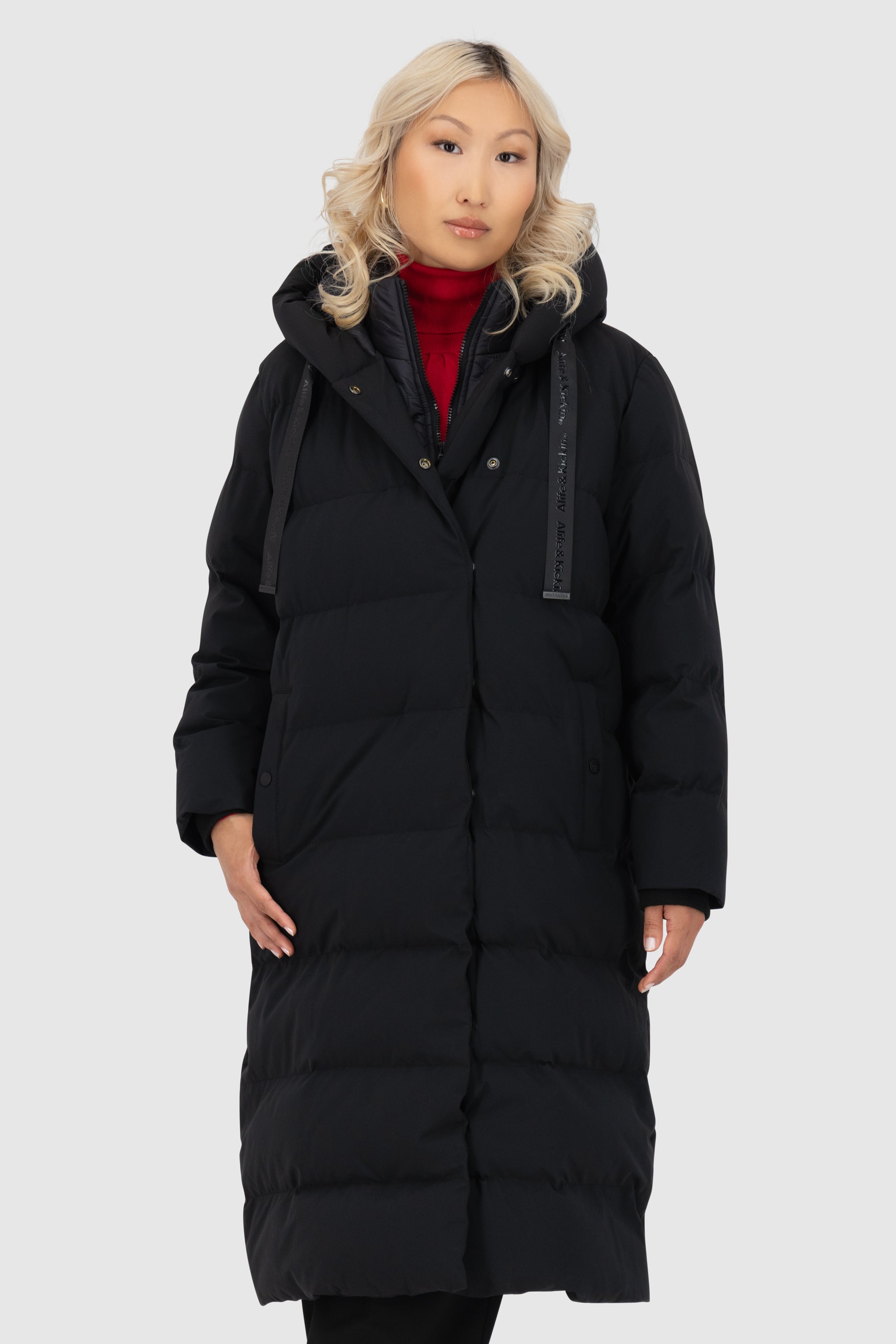 DitteAK A Puffer Coat Schwarz