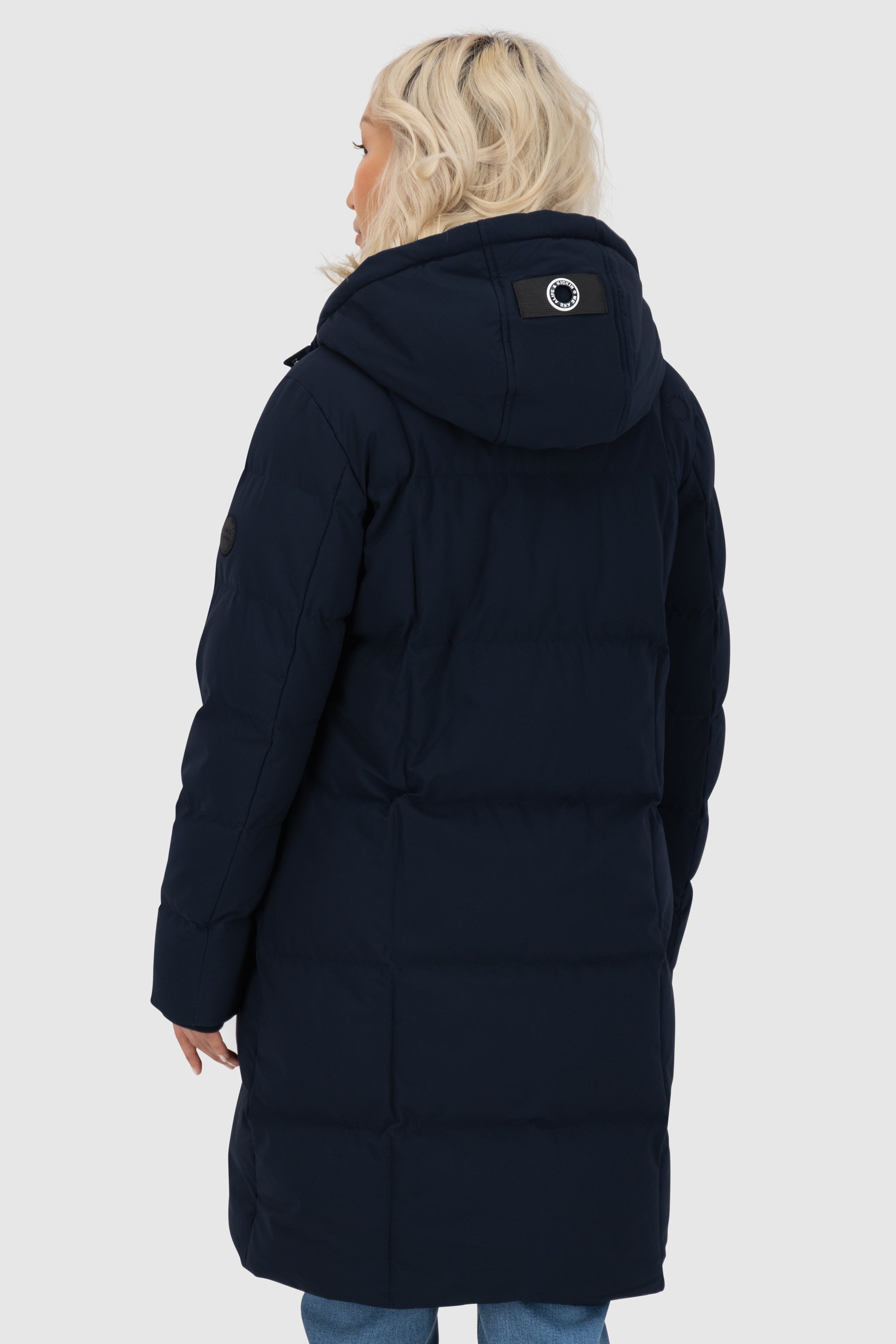 EdithAK A Puffer Parka Dunkelblau