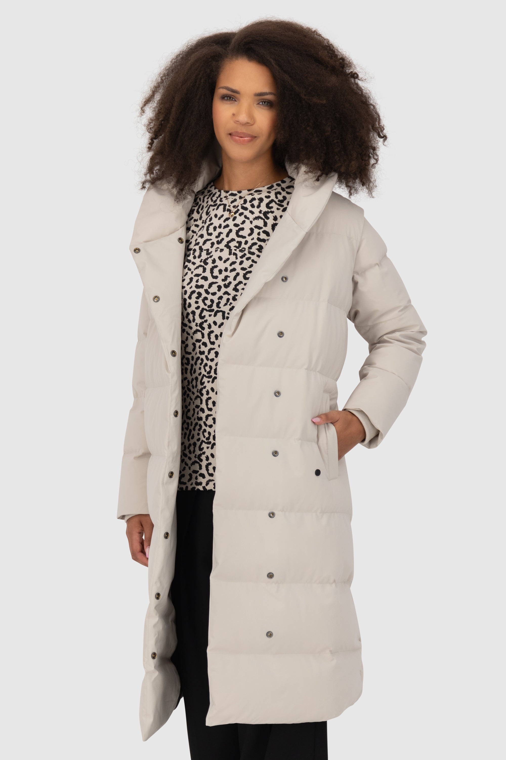 FleurAK A Puffer Coat Beige