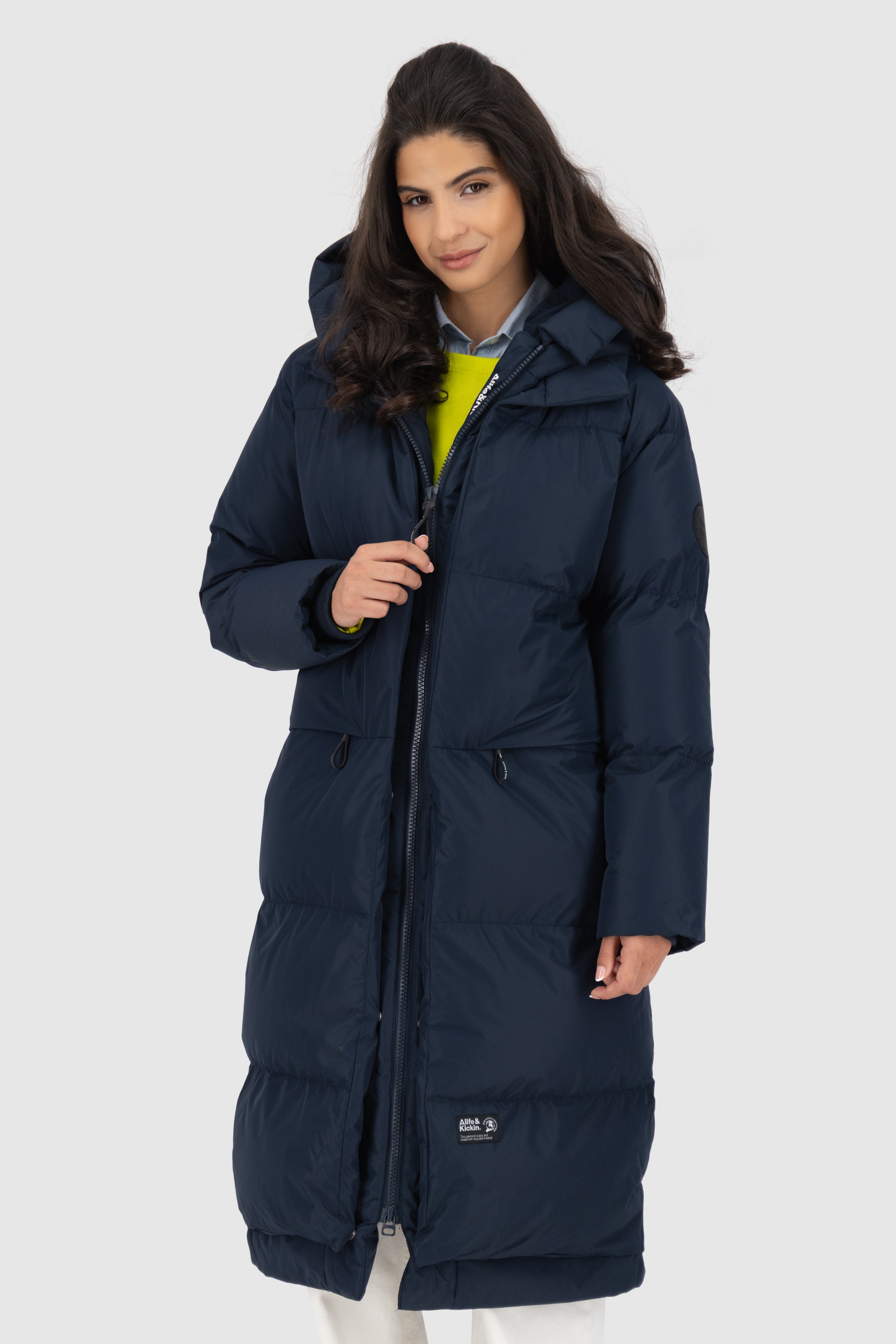 OanaAK A Puffer Coat Dunkelblau