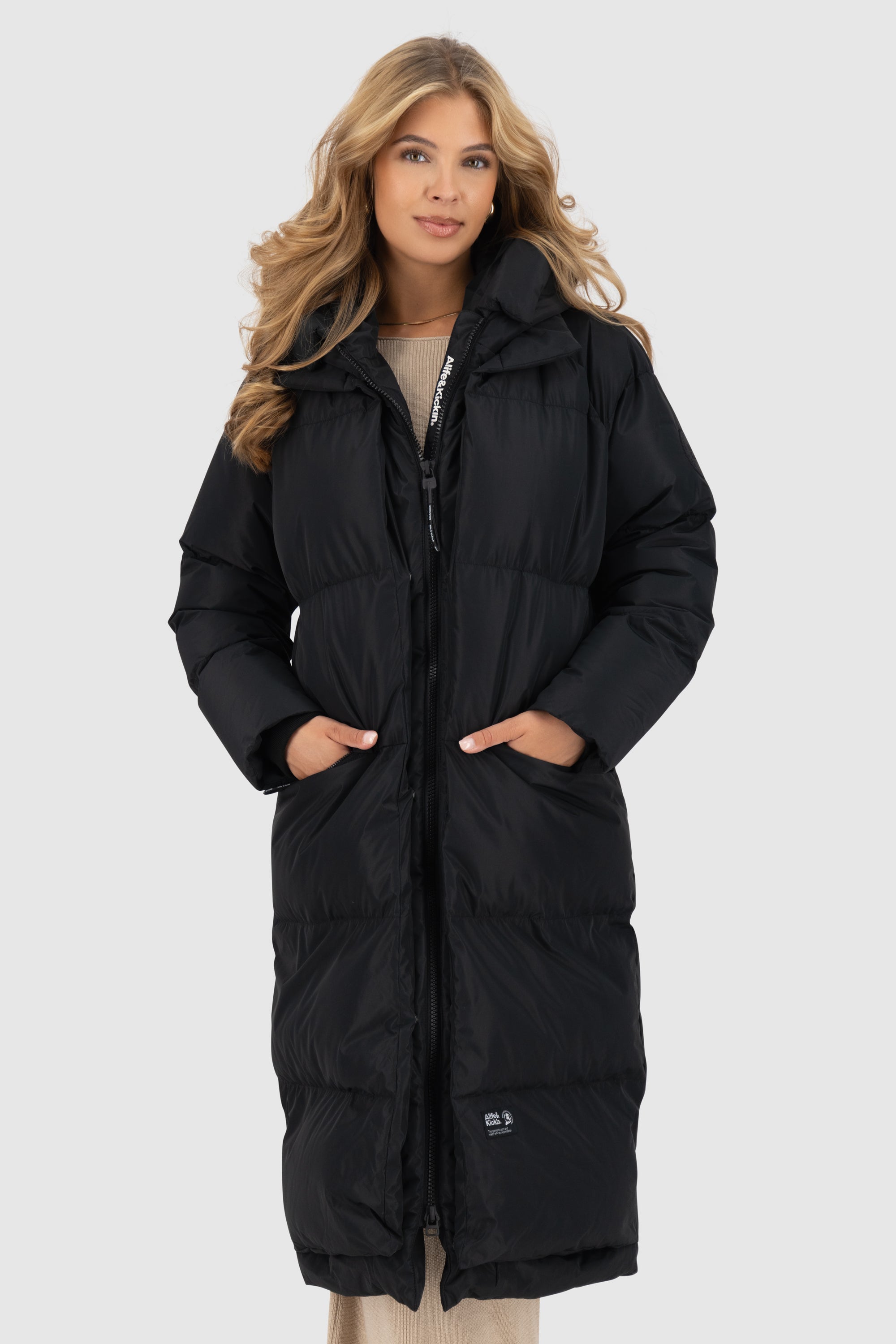 OanaAK A Puffer Coat Schwarz