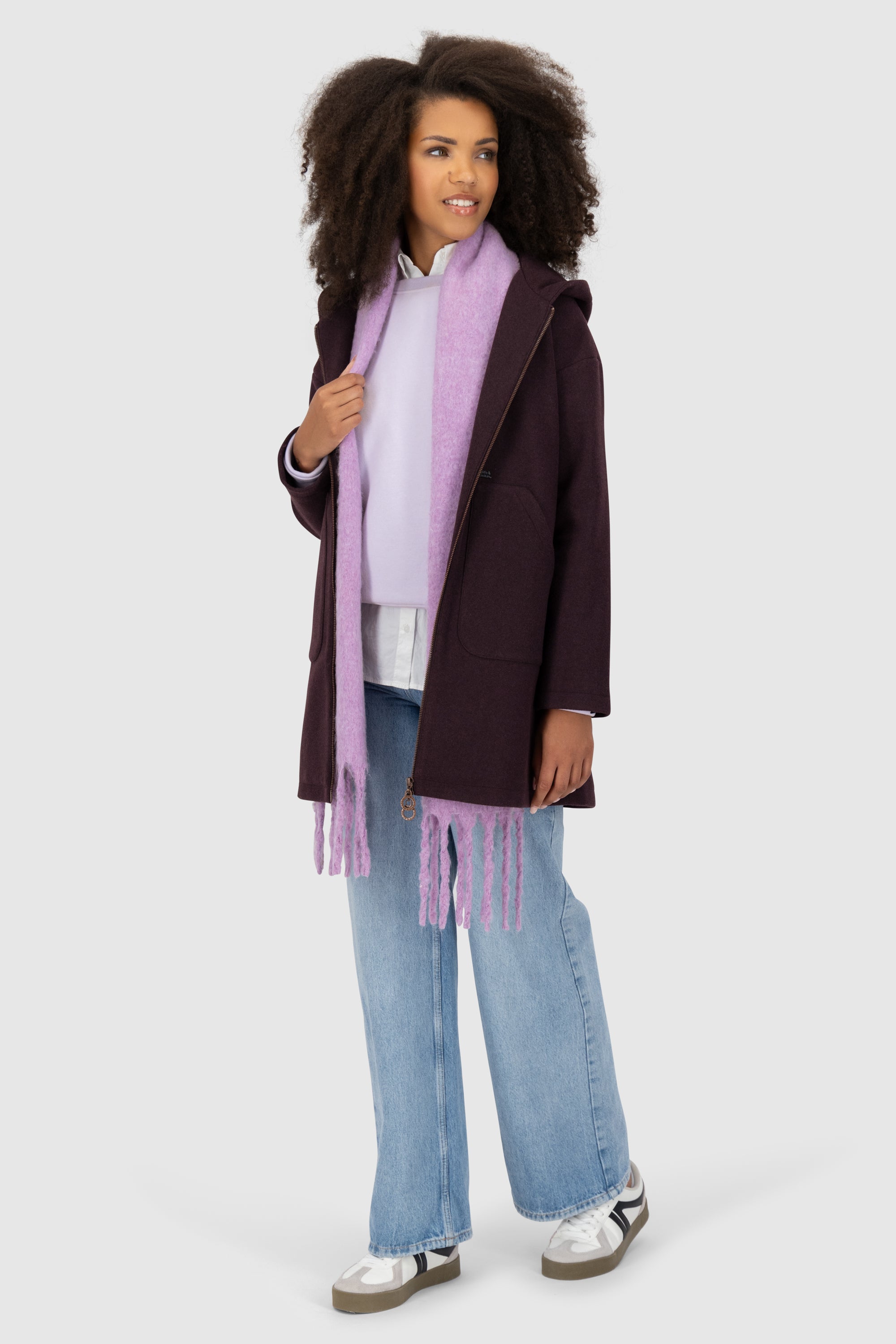 LilithAK J Felt Coat Violett