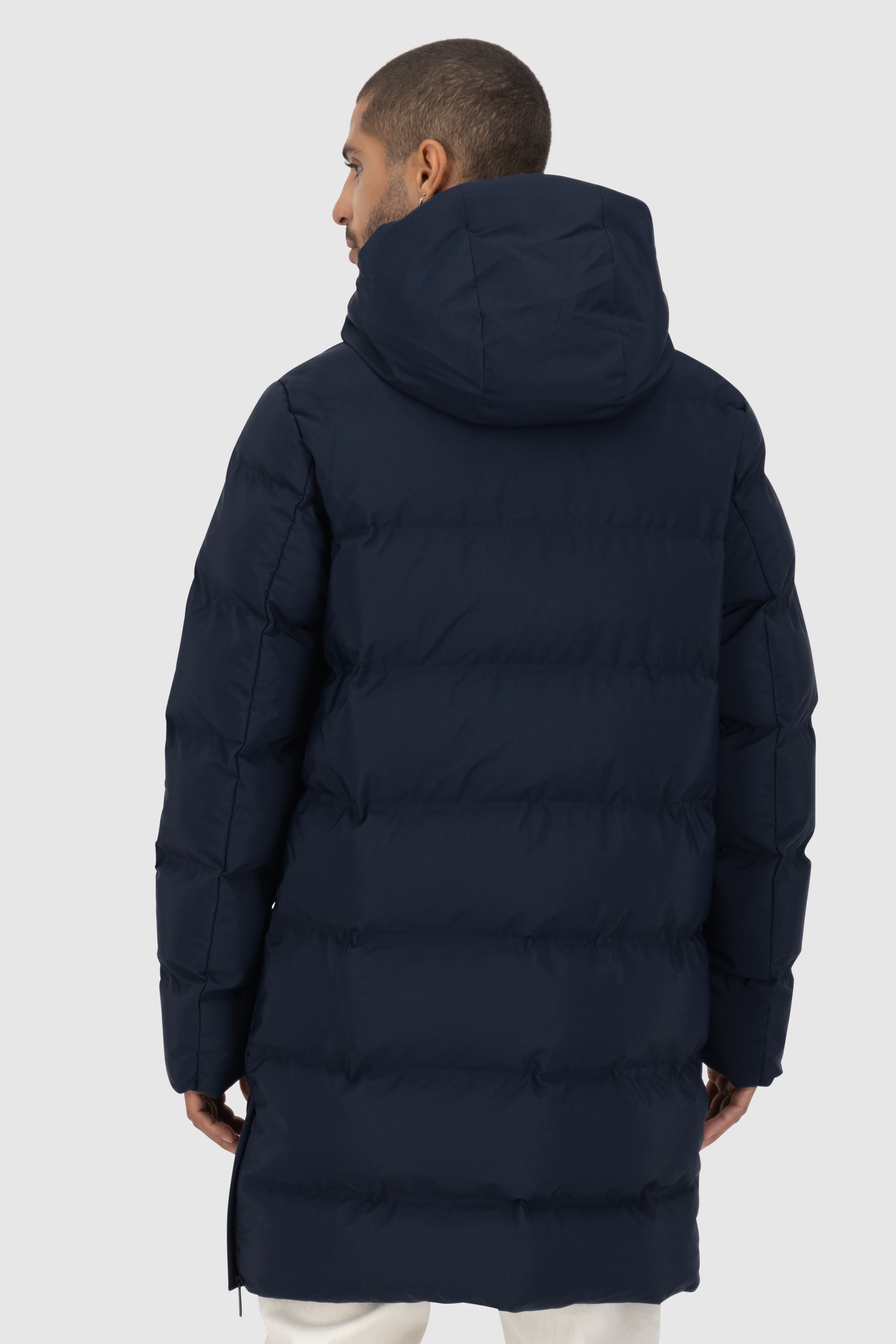 SaulAK A Puffer Parka Dunkelblau