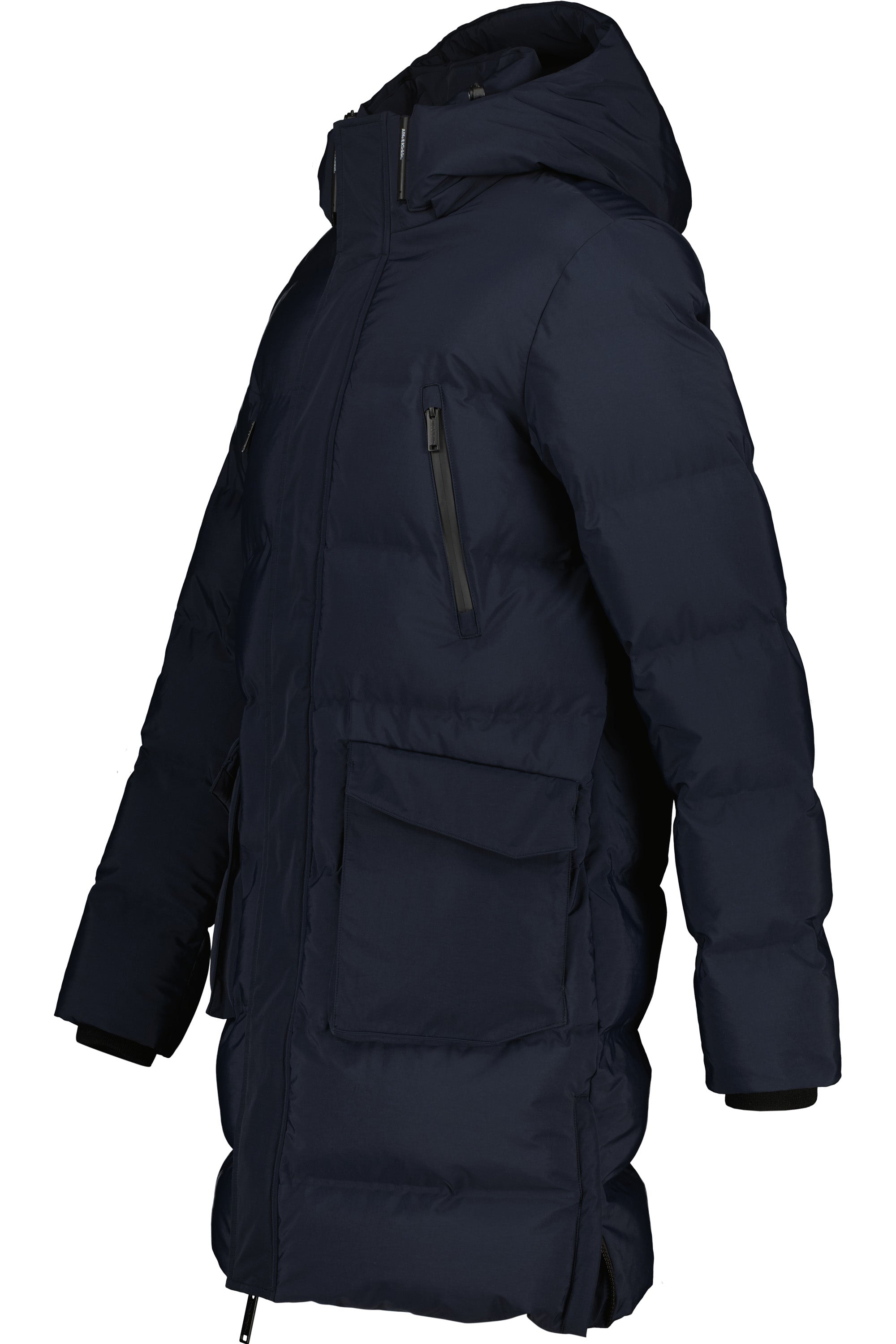 SaulAK A Puffer Parka Dunkelblau