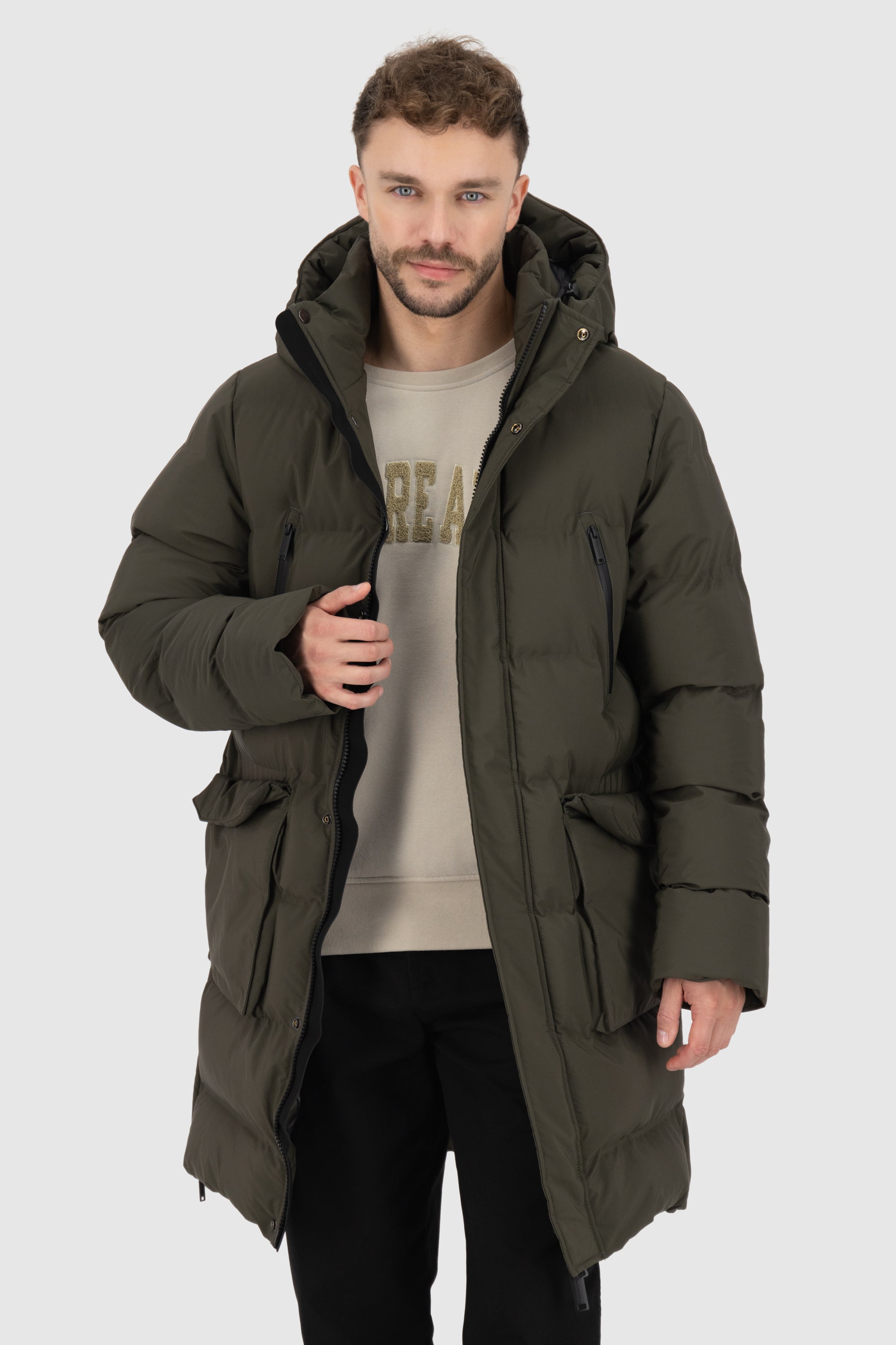 SaulAK A Puffer Parka Schwarz S