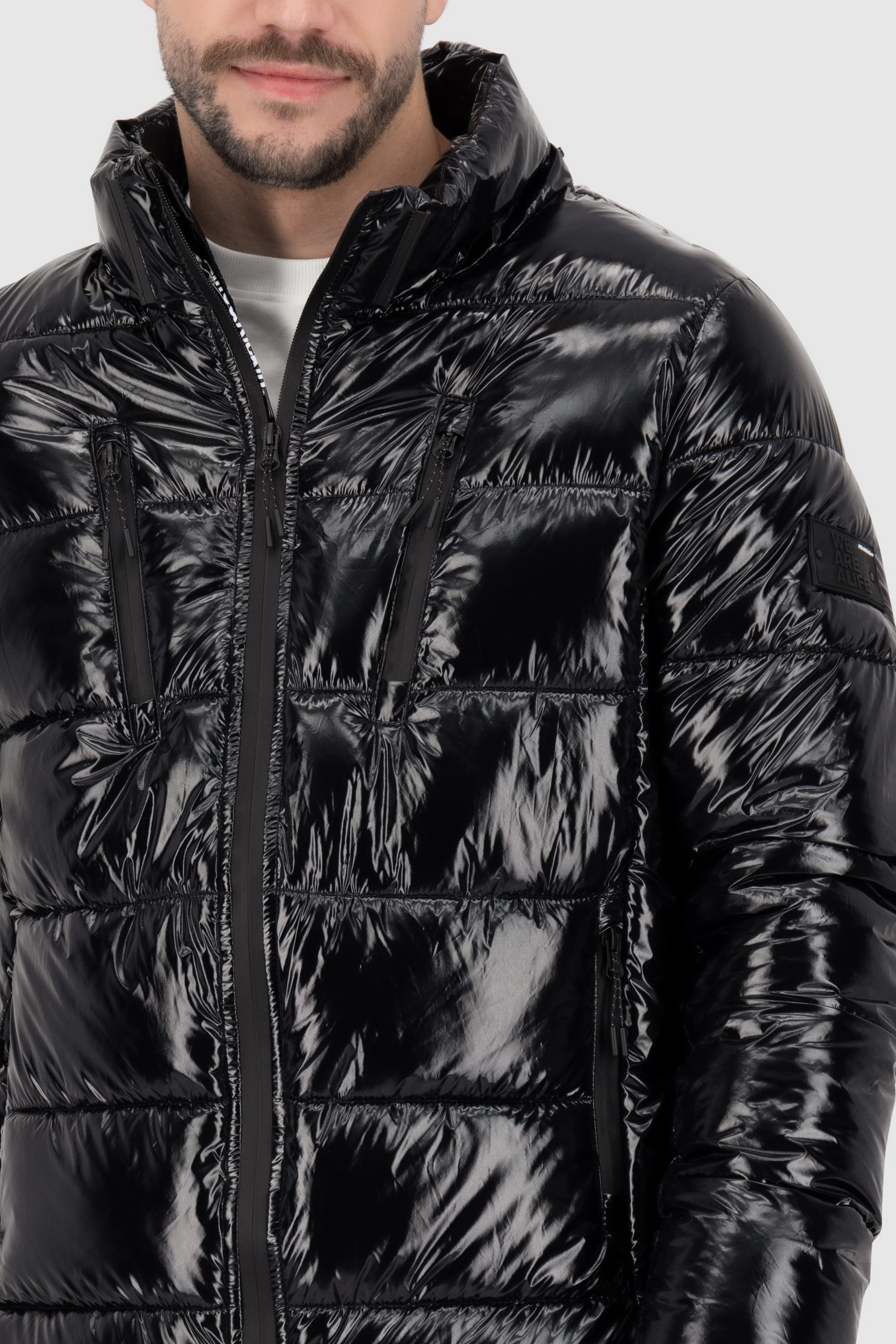 BranAK A Puffer Jacket Schwarz