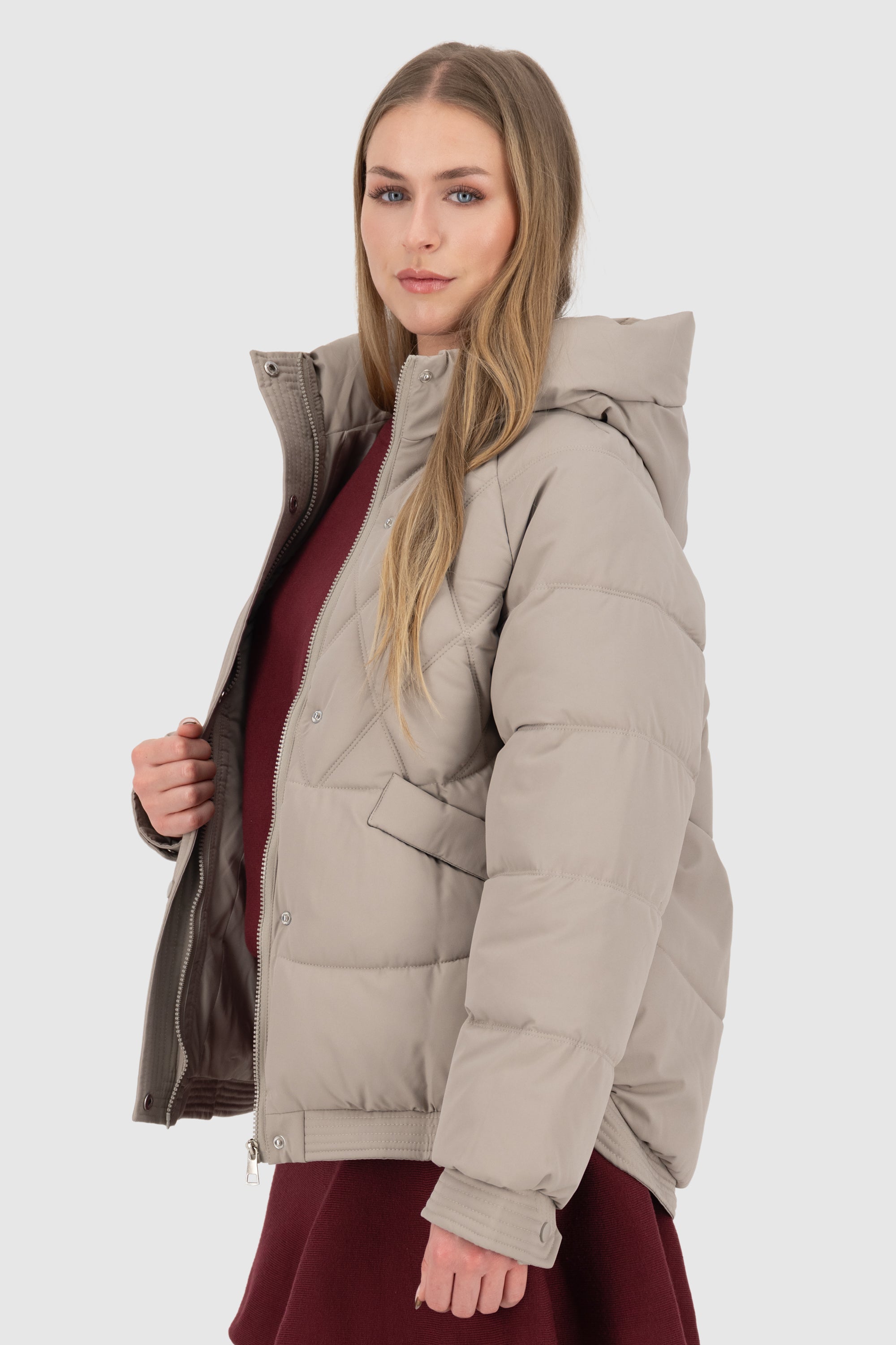Alife and Kickin HedwigAK A Puffer Jacket Damen Grün