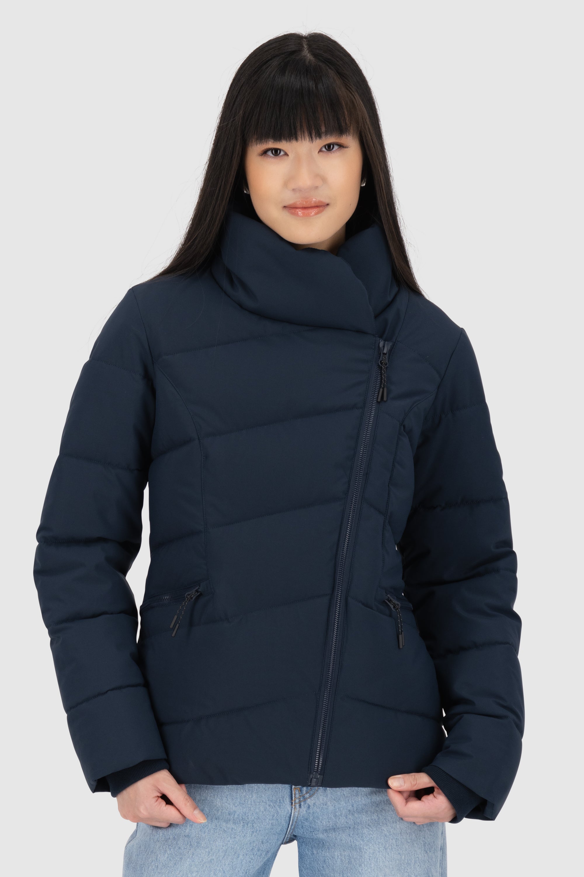 NellAK A Puffer Jacket Dunkelblau