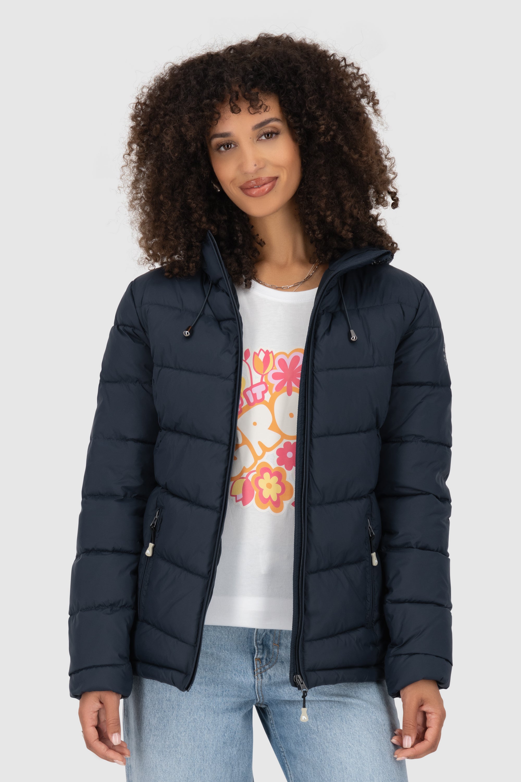 LirazAK A Puffer Jacket Dunkelblau