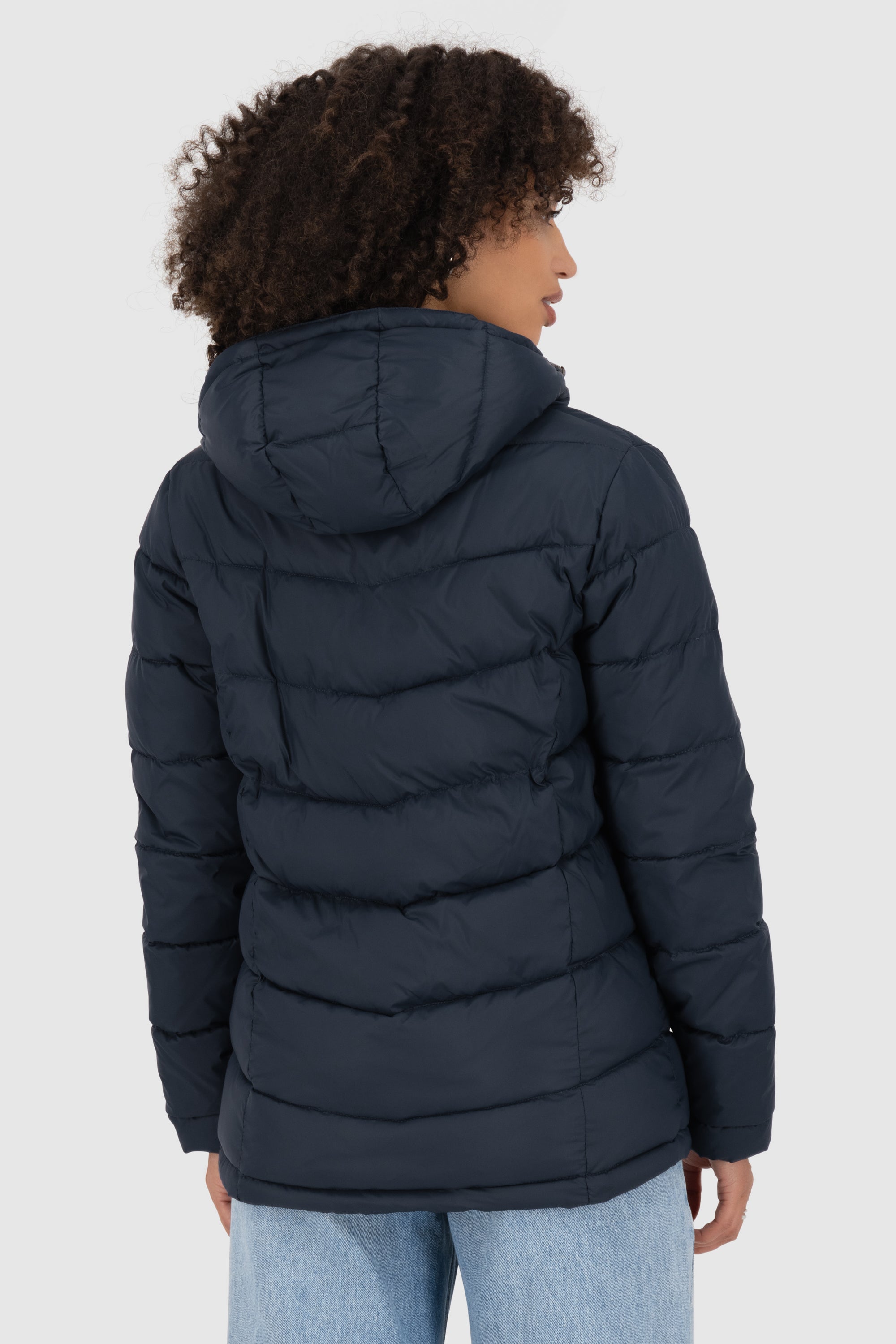 LirazAK A Puffer Jacket Dunkelblau