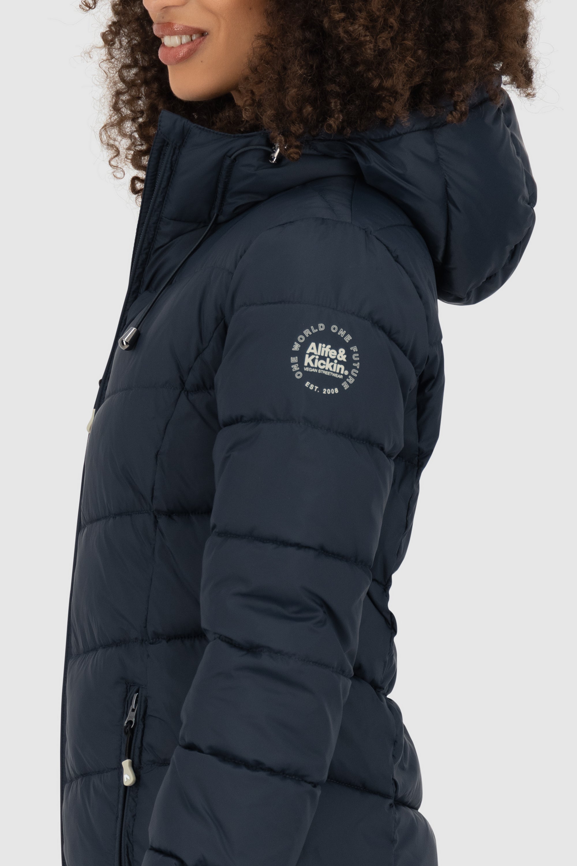 LirazAK A Puffer Jacket Dunkelblau