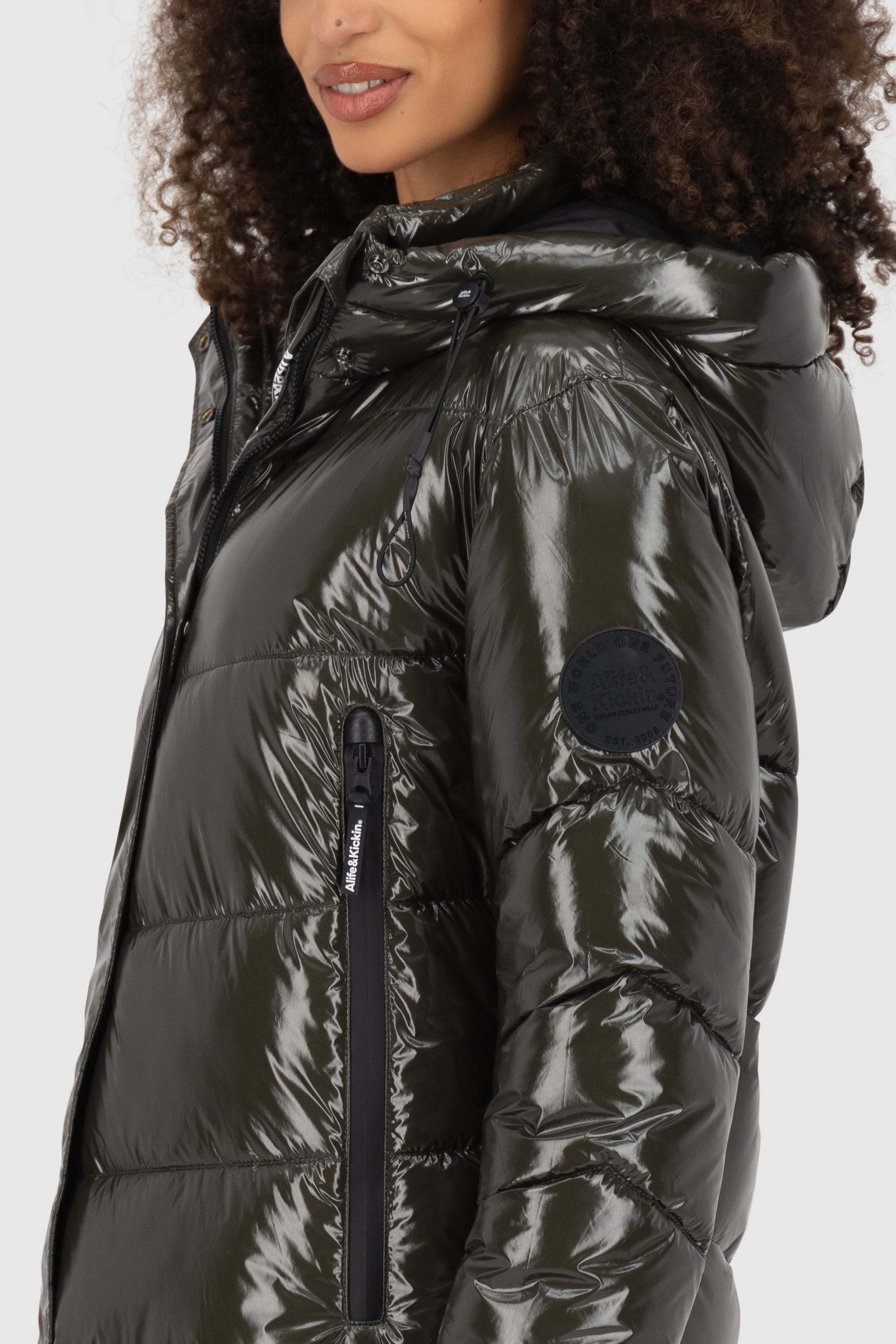 LolaniAK A Puffer Parka Schwarz