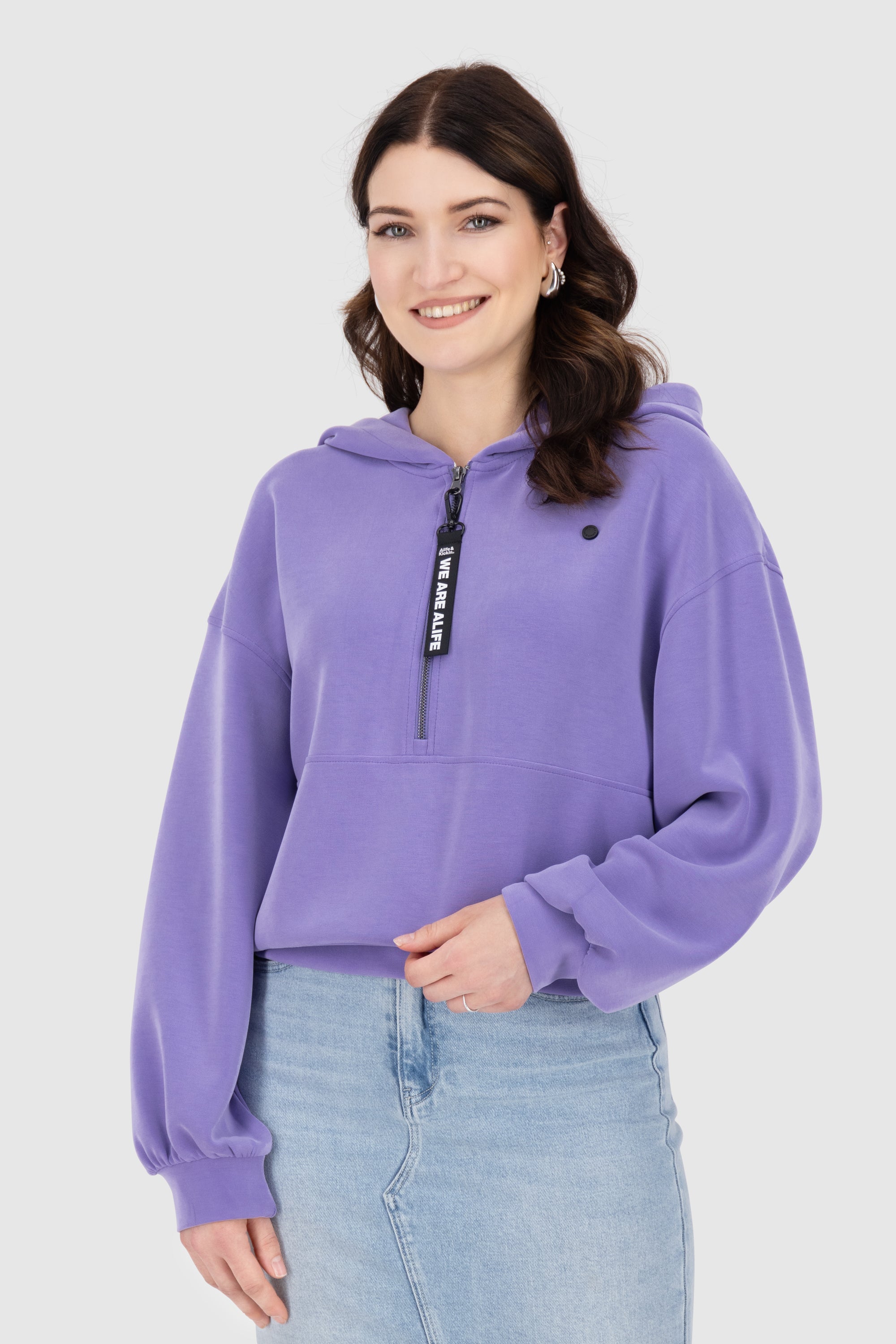 FlaviaAK N Neopren Hoodie Hellblau